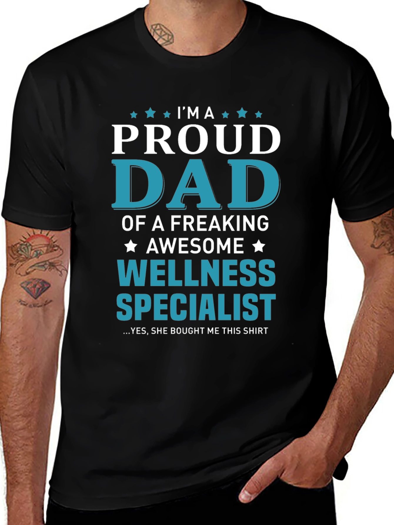 Proud Dad of a Wellness Specialist T-Shirt