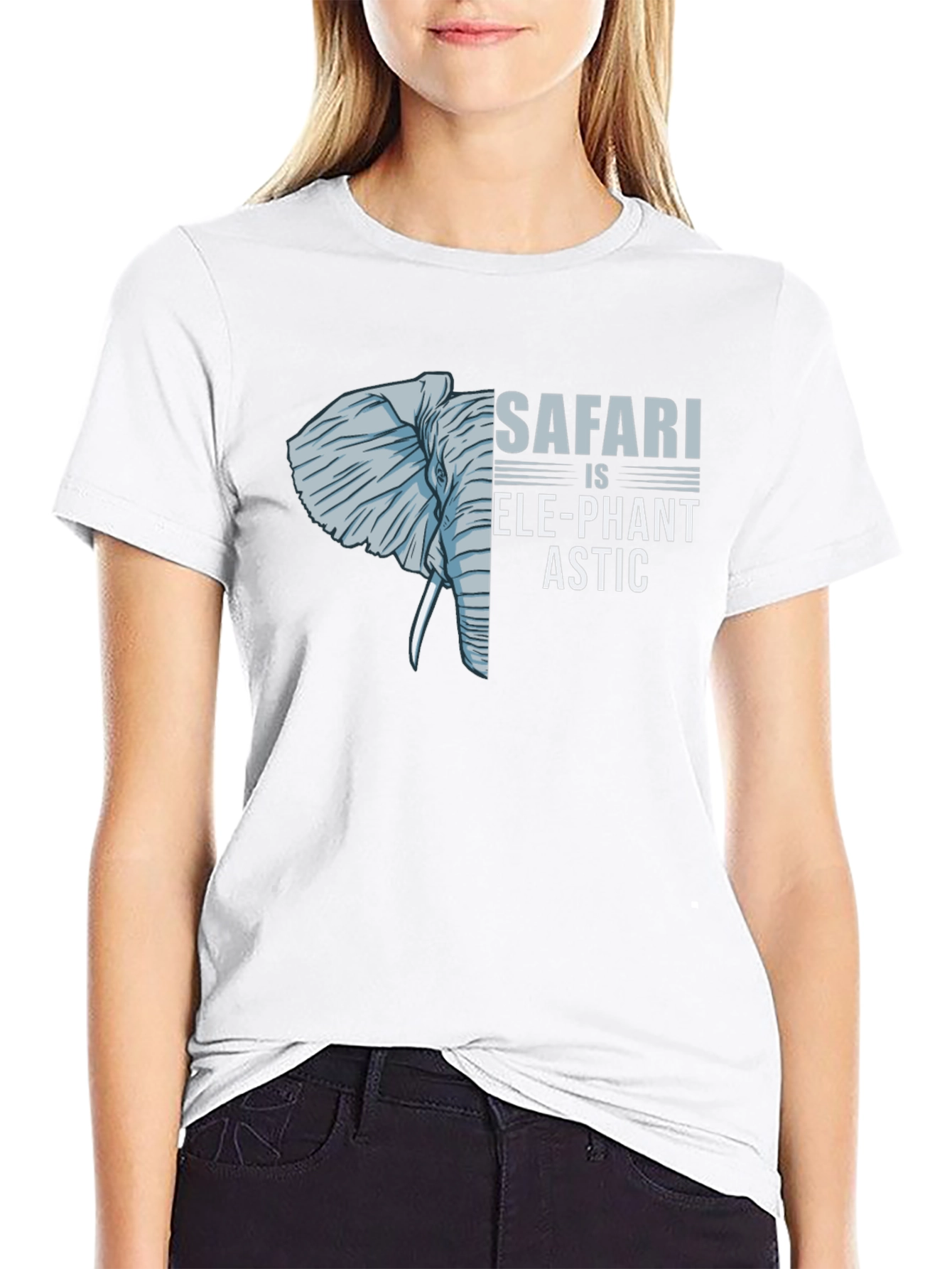 Safari is Ele-Phant-Astic Graphic T-Shirt