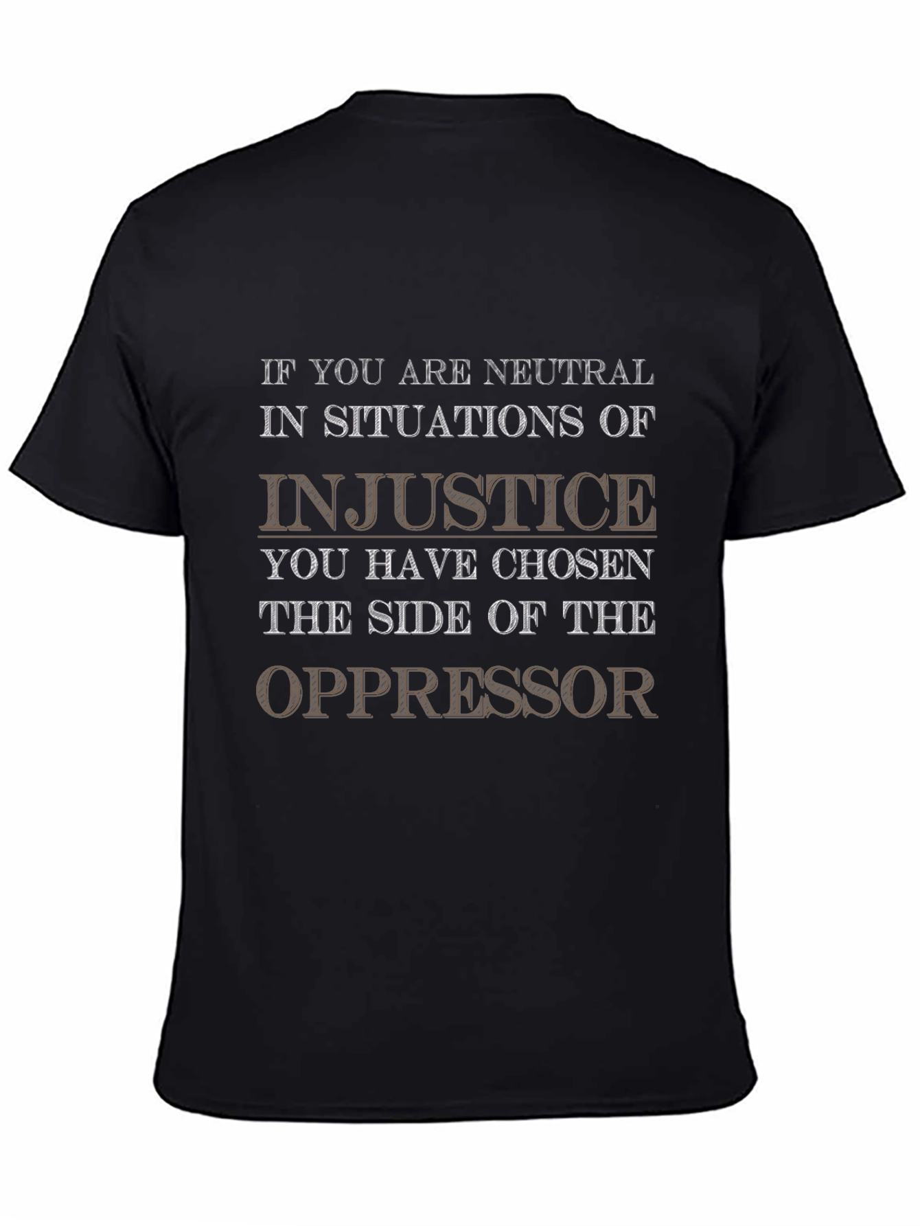 Neutral Injustice Graphic T-Shirt