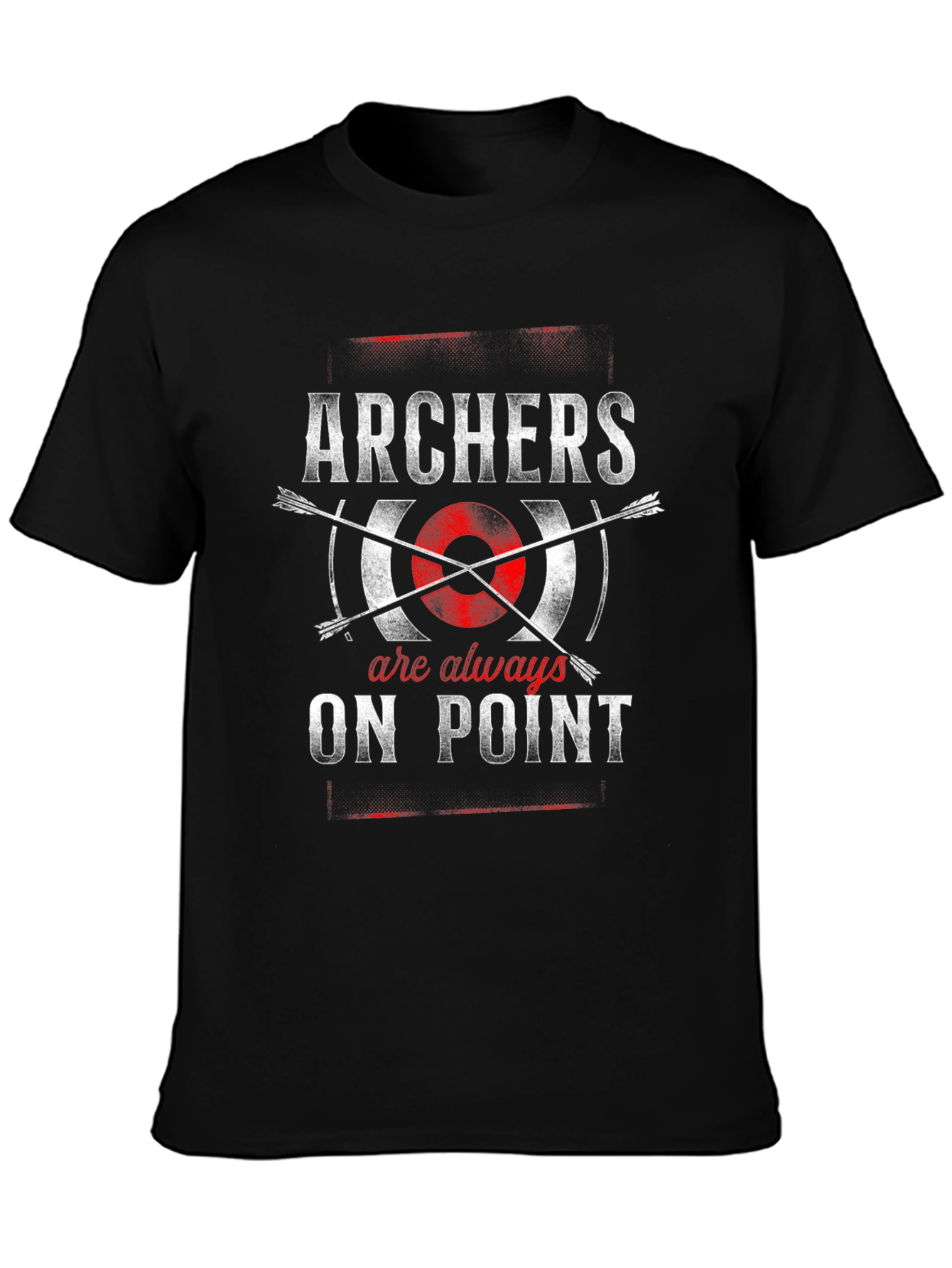 Archers On Point Graphic T-Shirt - Black