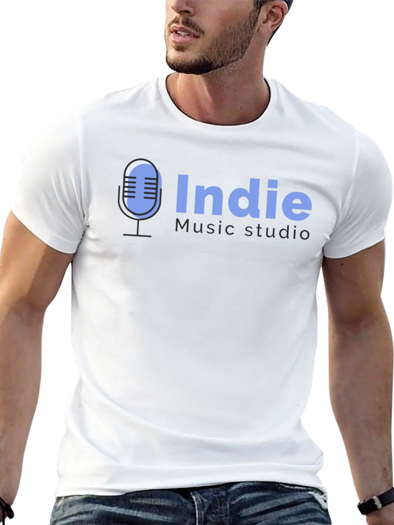 Indie Music Studio Black T-Shirt