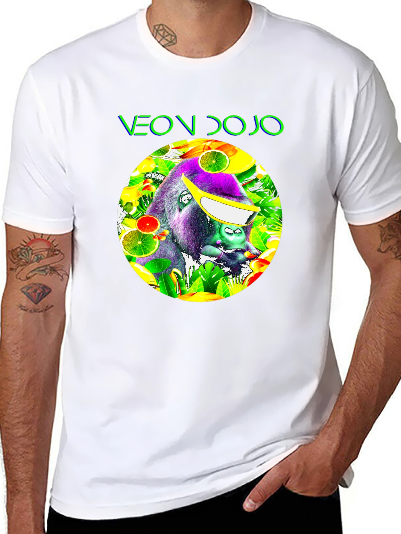 Neon Dojo Gorilla Graphic T-Shirt