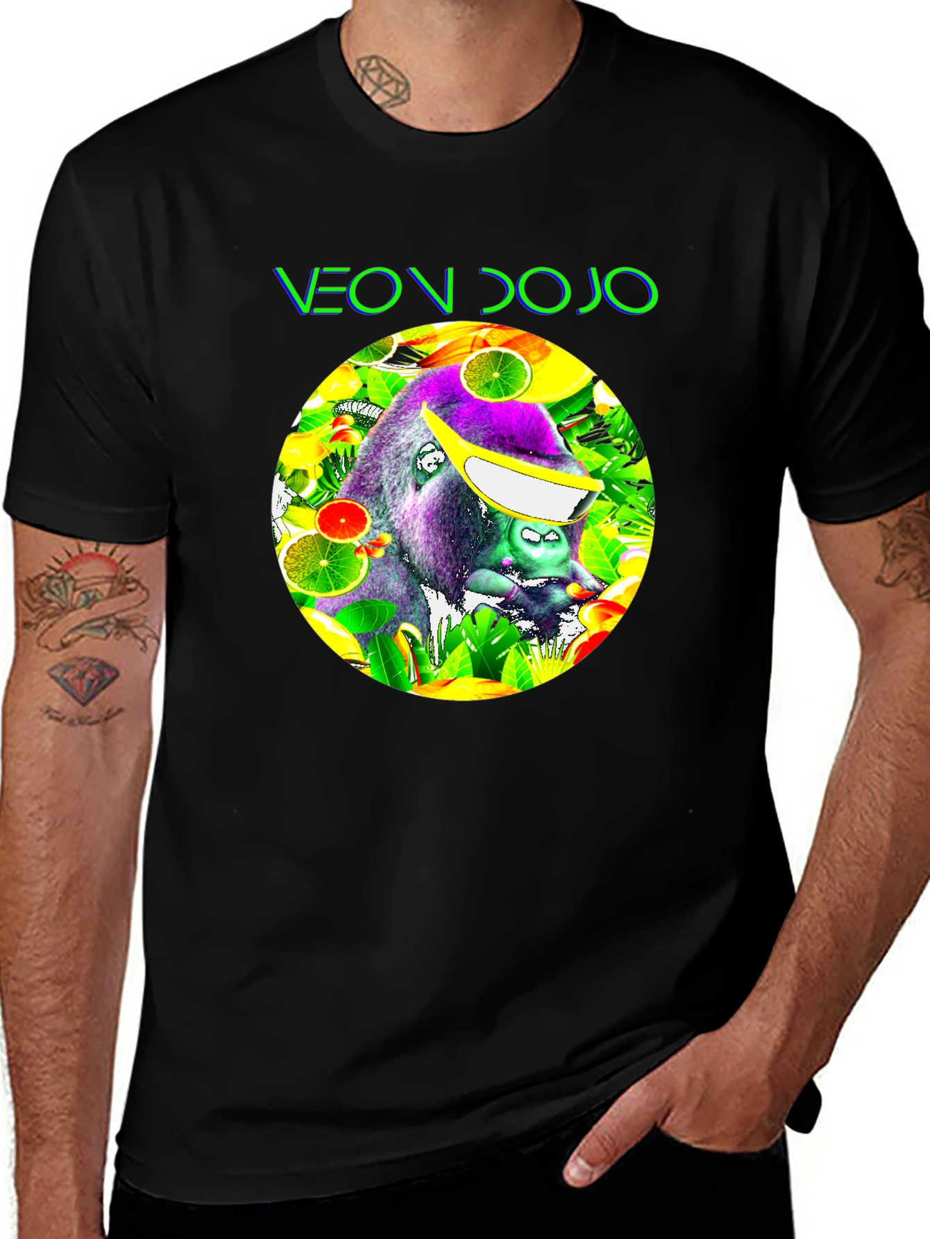 Neon Dojo Gorilla Graphic T-Shirt