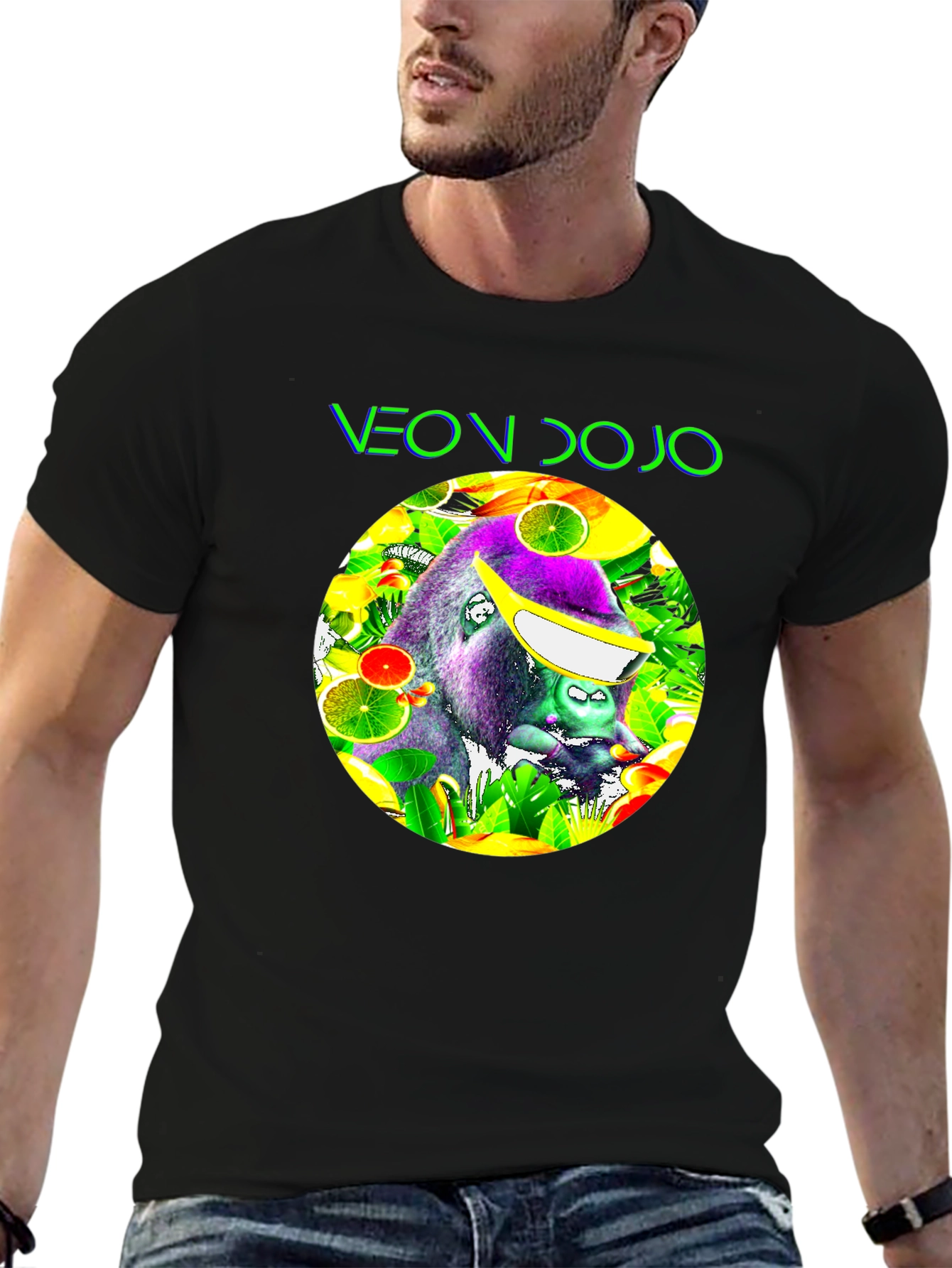 Neon Dojo Gorilla Graphic T-Shirt