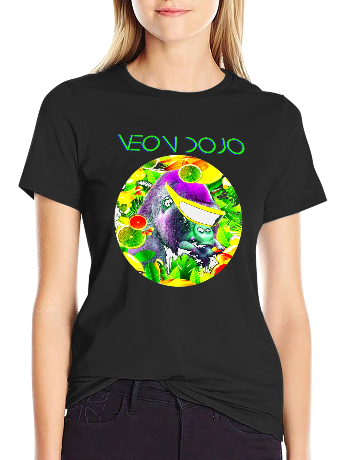 Neon Dojo Gorilla Graphic T-Shirt