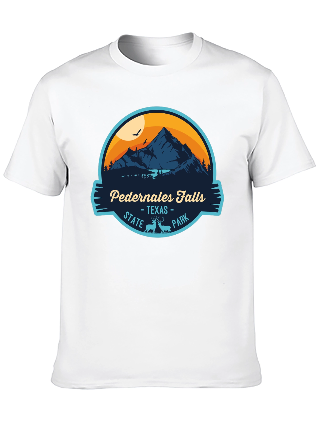 Pedernales Falls State Park Black T-Shirt