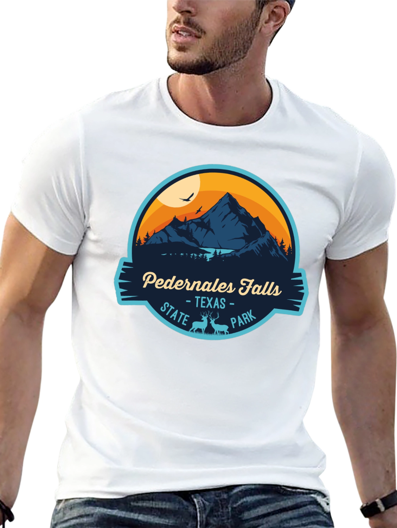 Pedernales Falls State Park Black T-Shirt