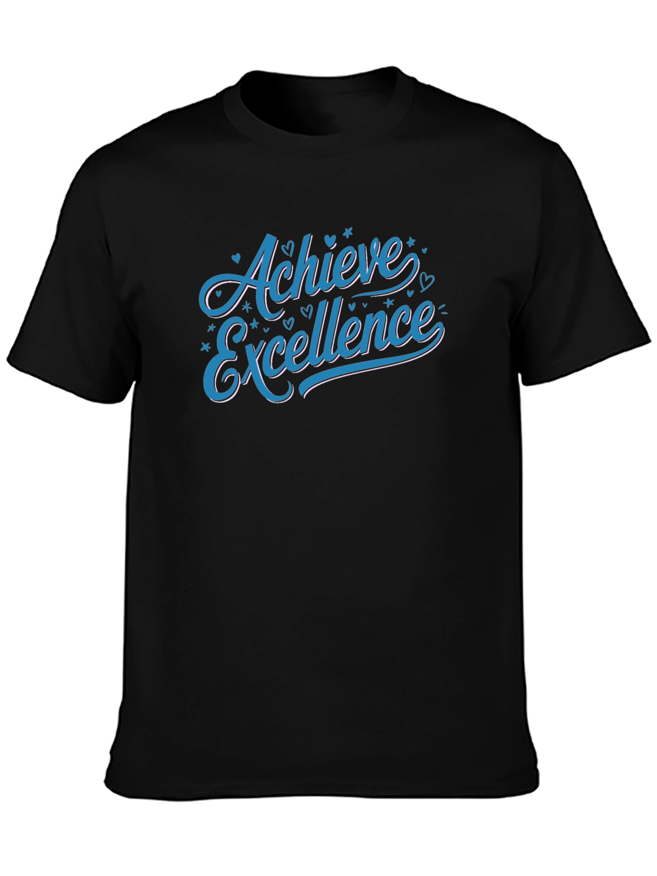 Achieve Excellence Graphic Tee - Black