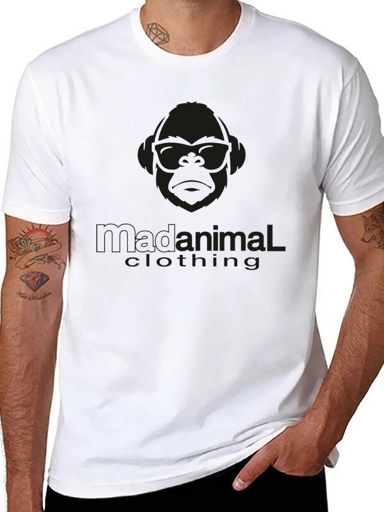 Urban Animal Crew Neck T-Shirt