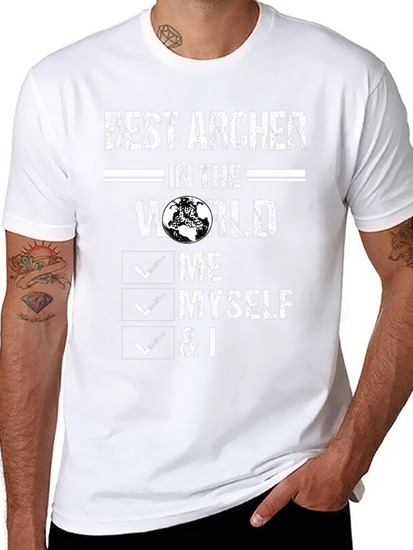 Best Archer Graphic Tee: Me Myself & I