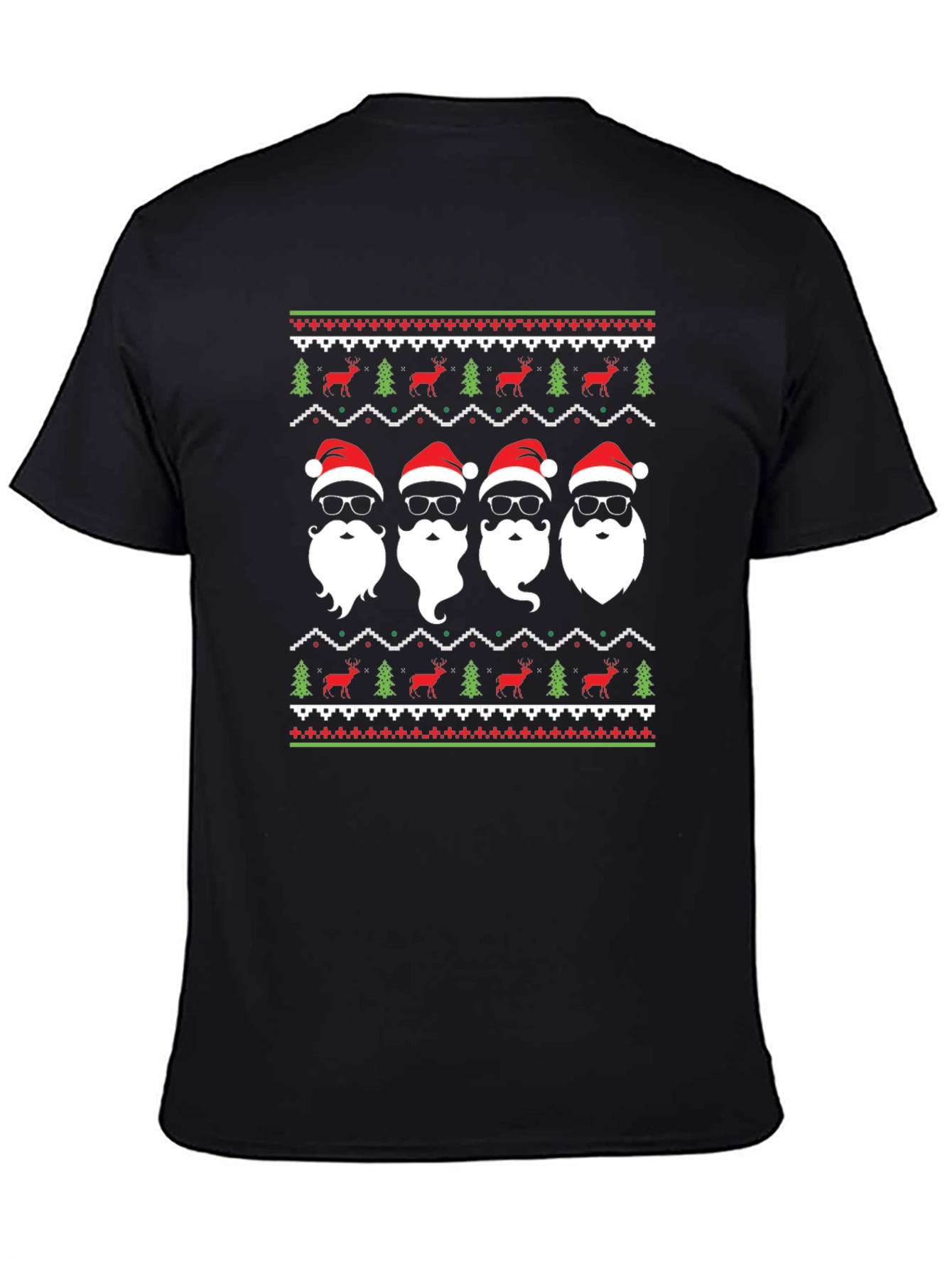Cool Santa Band Ugly Christmas T-Shirt