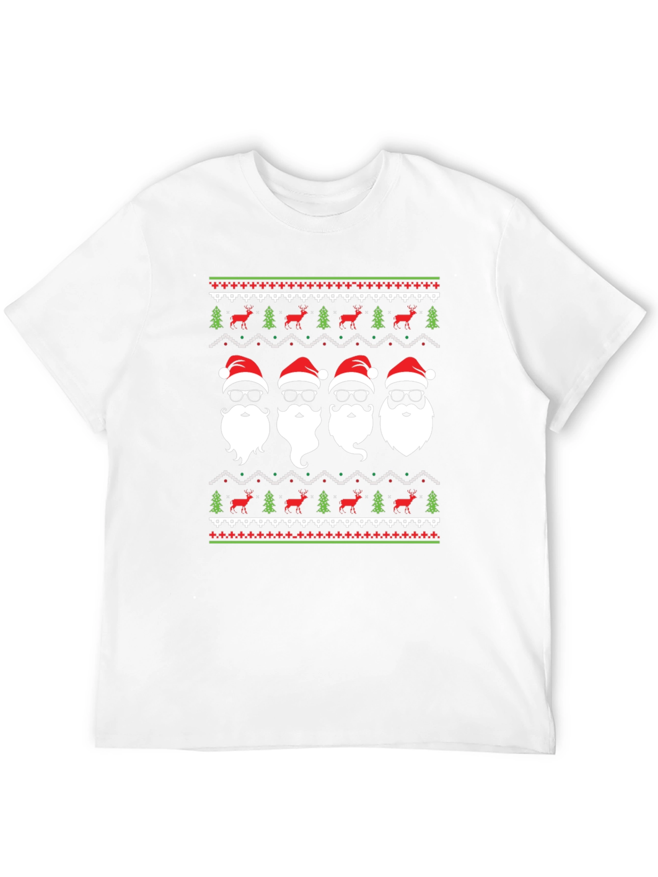 Cool Santa Band Ugly Christmas T-Shirt