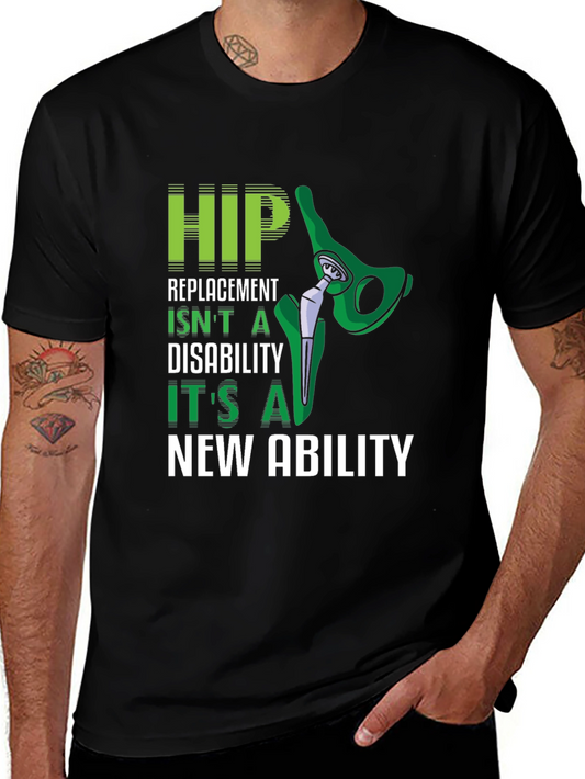 Hip Replacement New Ability Graphic T-Shirt