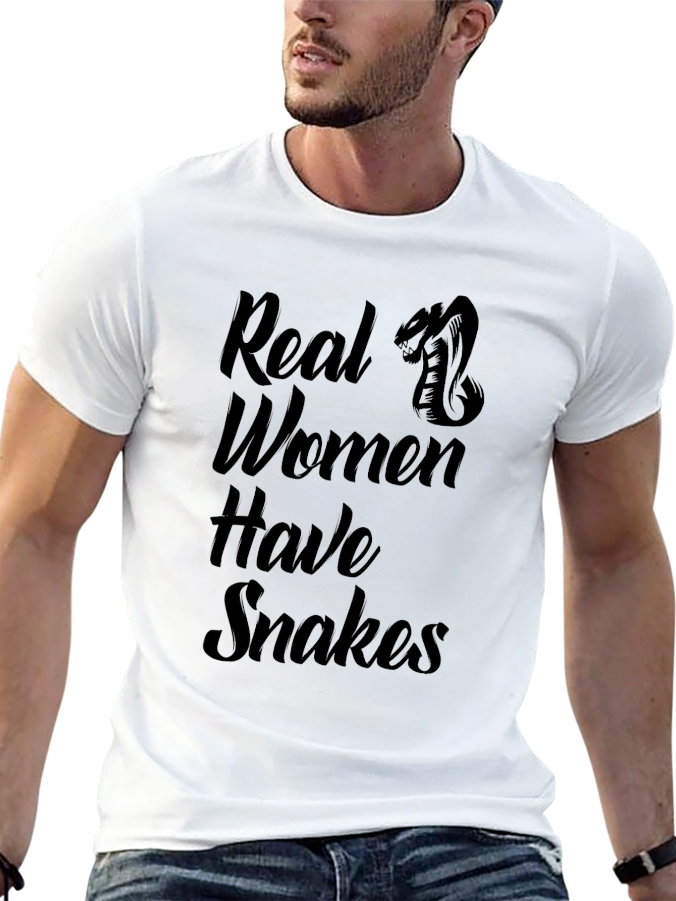 Real Women Have Snakes T-Shirt - Graphic Tee