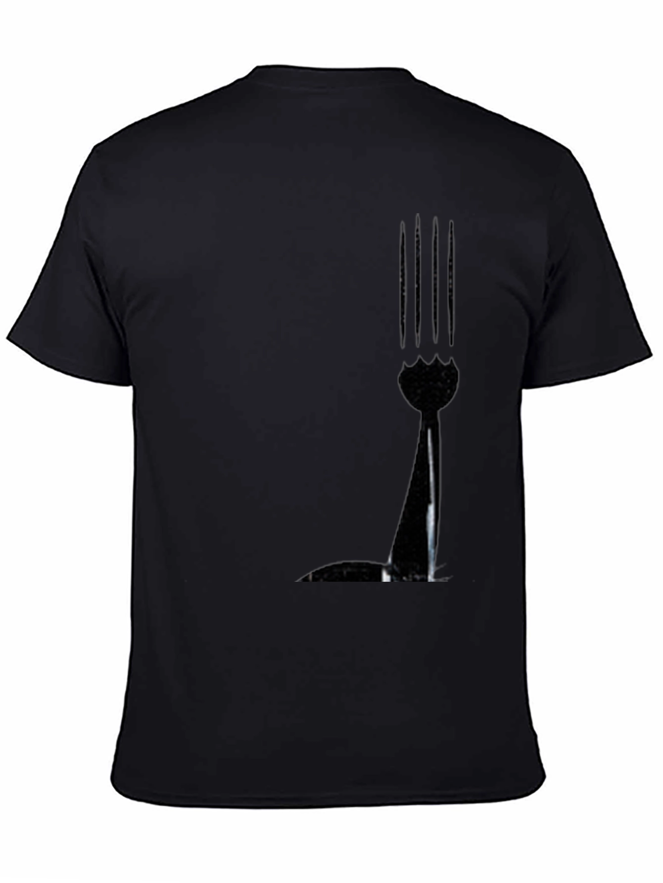 Abstract Black Graphic Tee - Modern Art Shirt