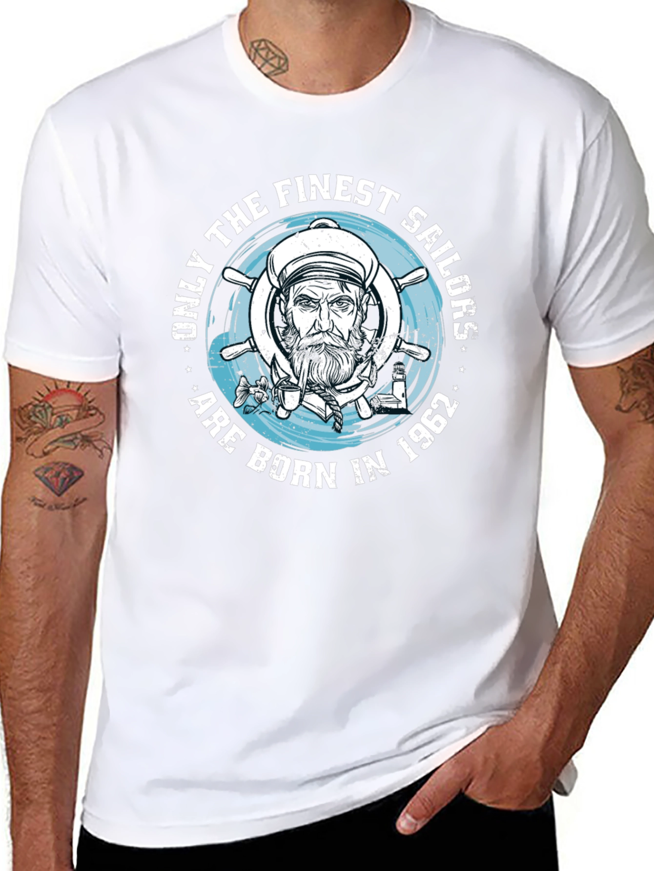 Finest Sailors Born in 1962 Graphic T-Shirt
