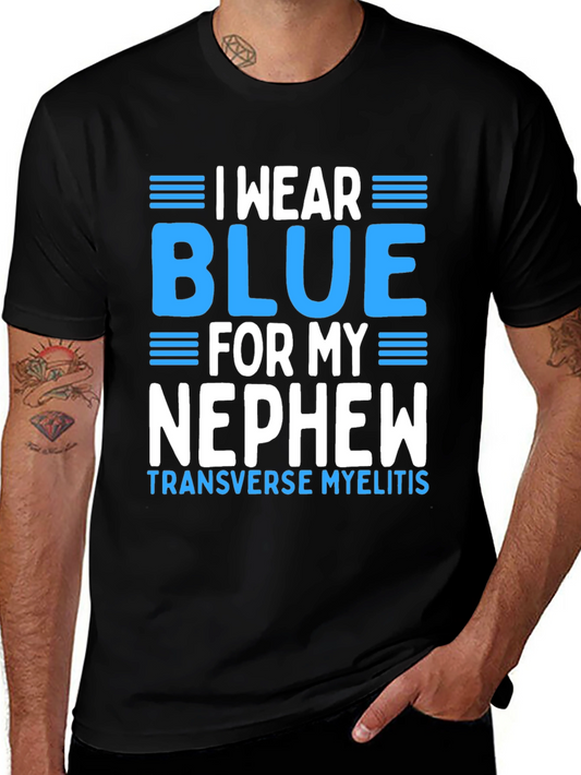 I Wear Blue For My Nephew T-Shirt