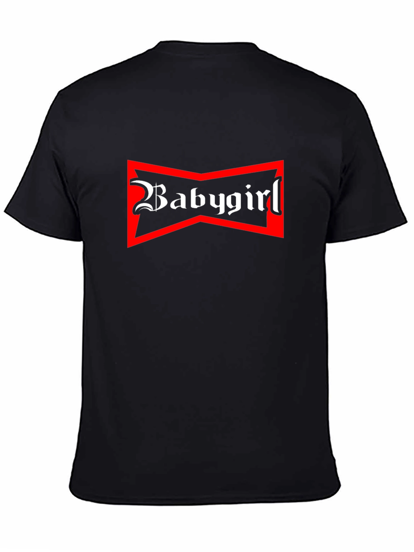 Babygirl Graphic Tee - Black Crew Neck T-Shirt