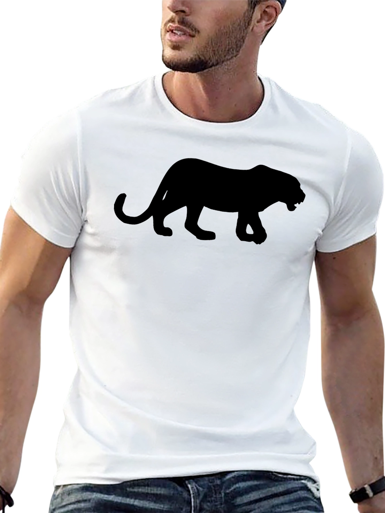 Black Panther Silhouette T-Shirt