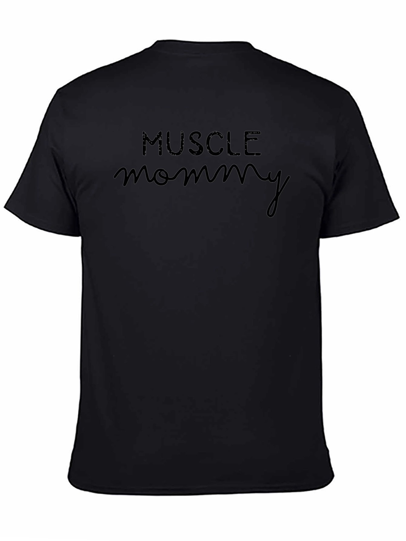 Muscle Mommy Black Graphic Tee