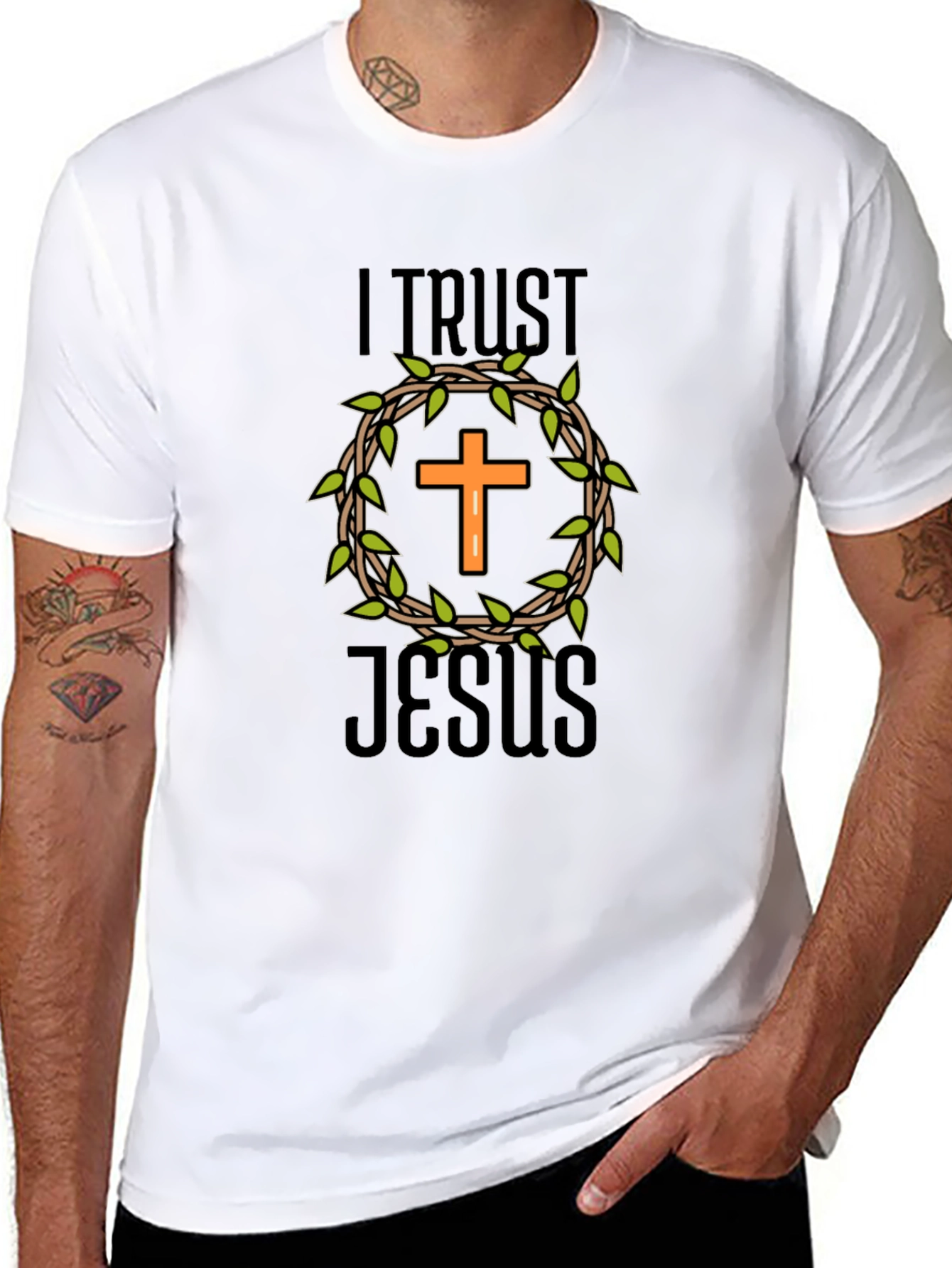 I Trust Jesus Graphic Tee