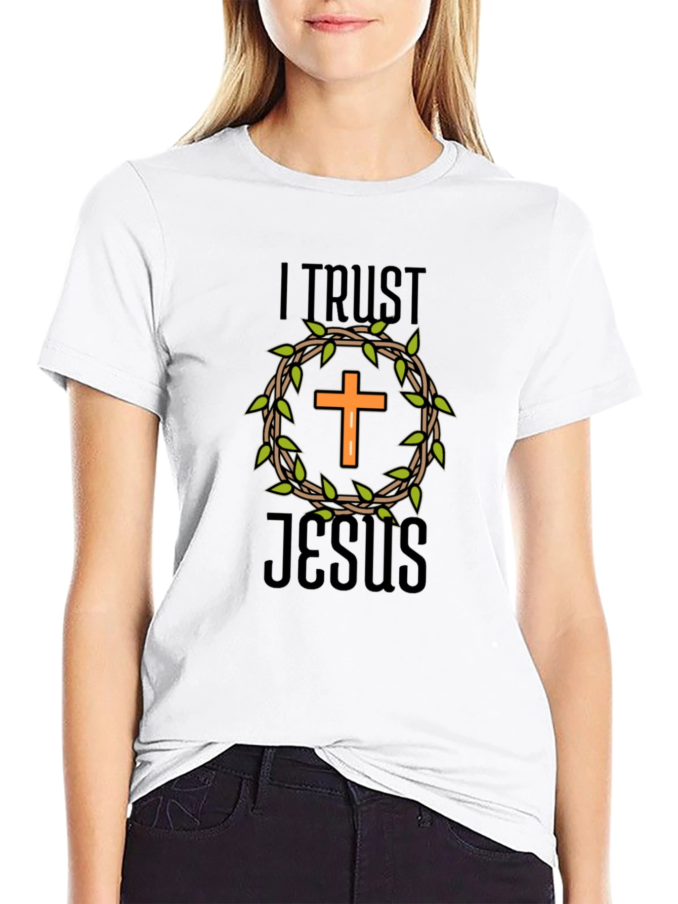 I Trust Jesus Graphic Tee