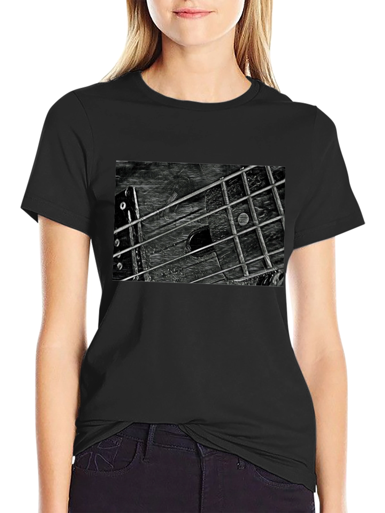 Guitar Fretboard T-Shirt - Music Lover Tee