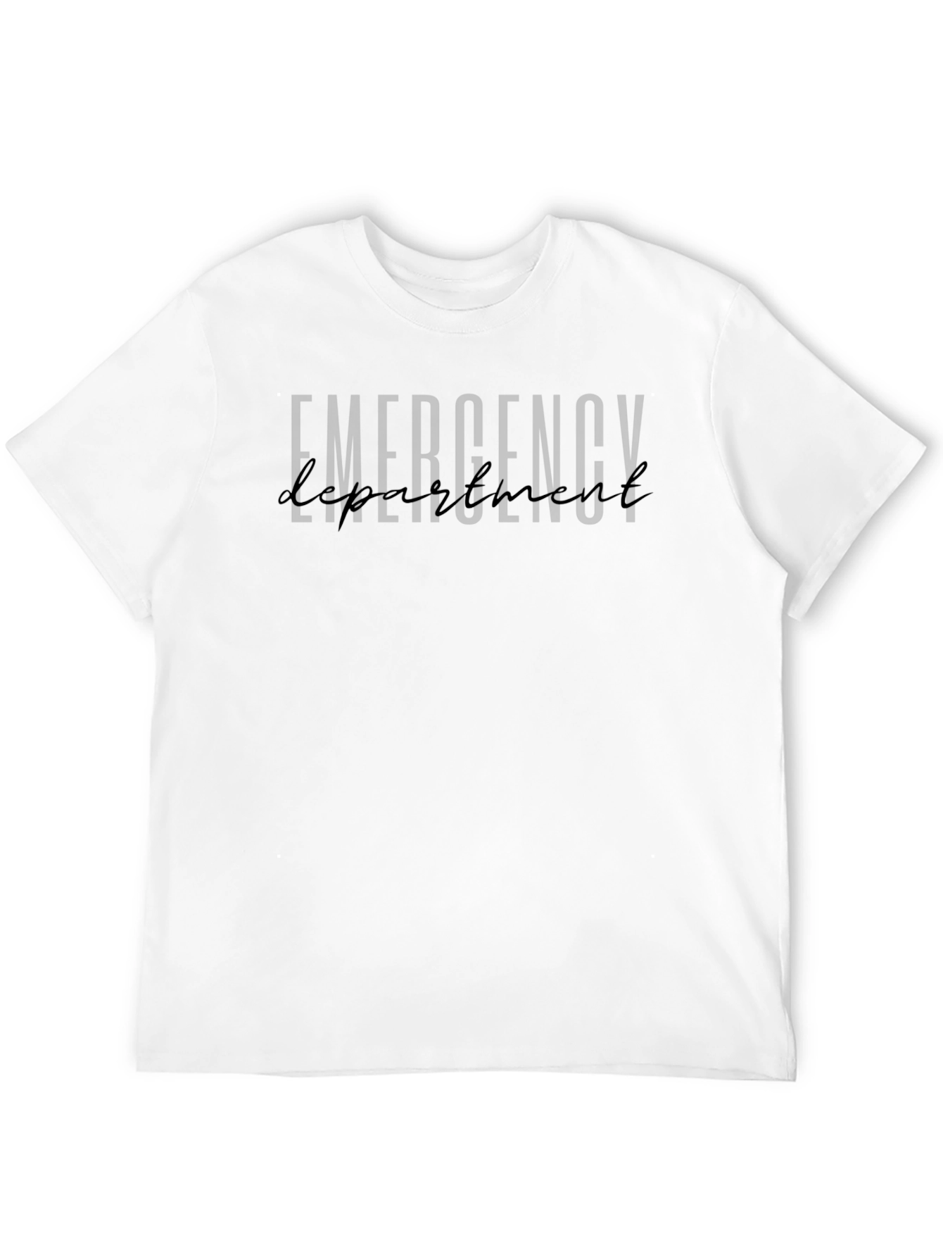 Emergency Department Black Graphic T-Shirt