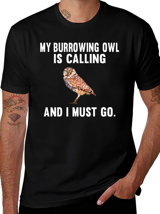 Burrowing Owl T-Shirt - Nature Lover Apparel
