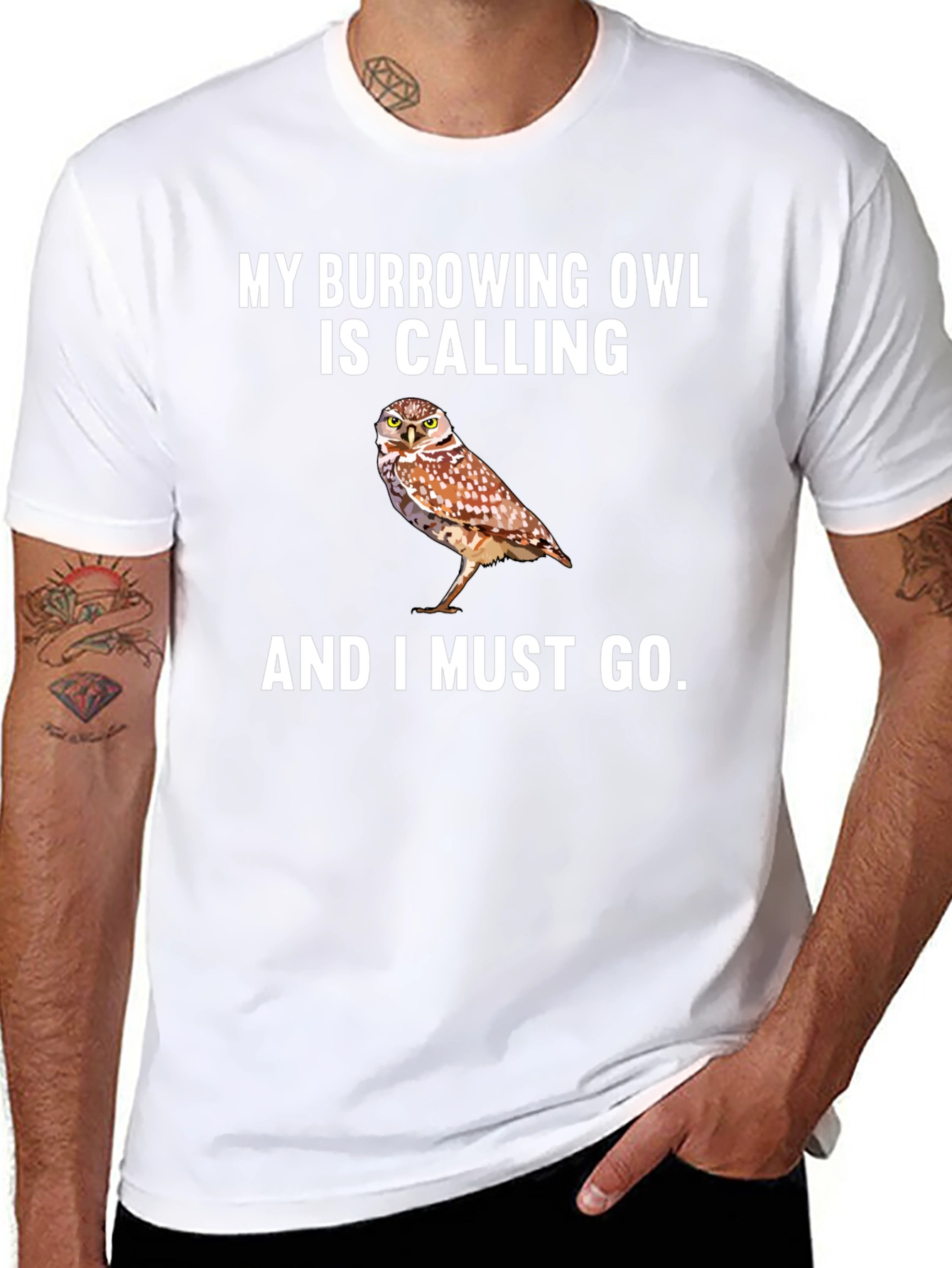 Burrowing Owl T-Shirt - Nature Lover Apparel