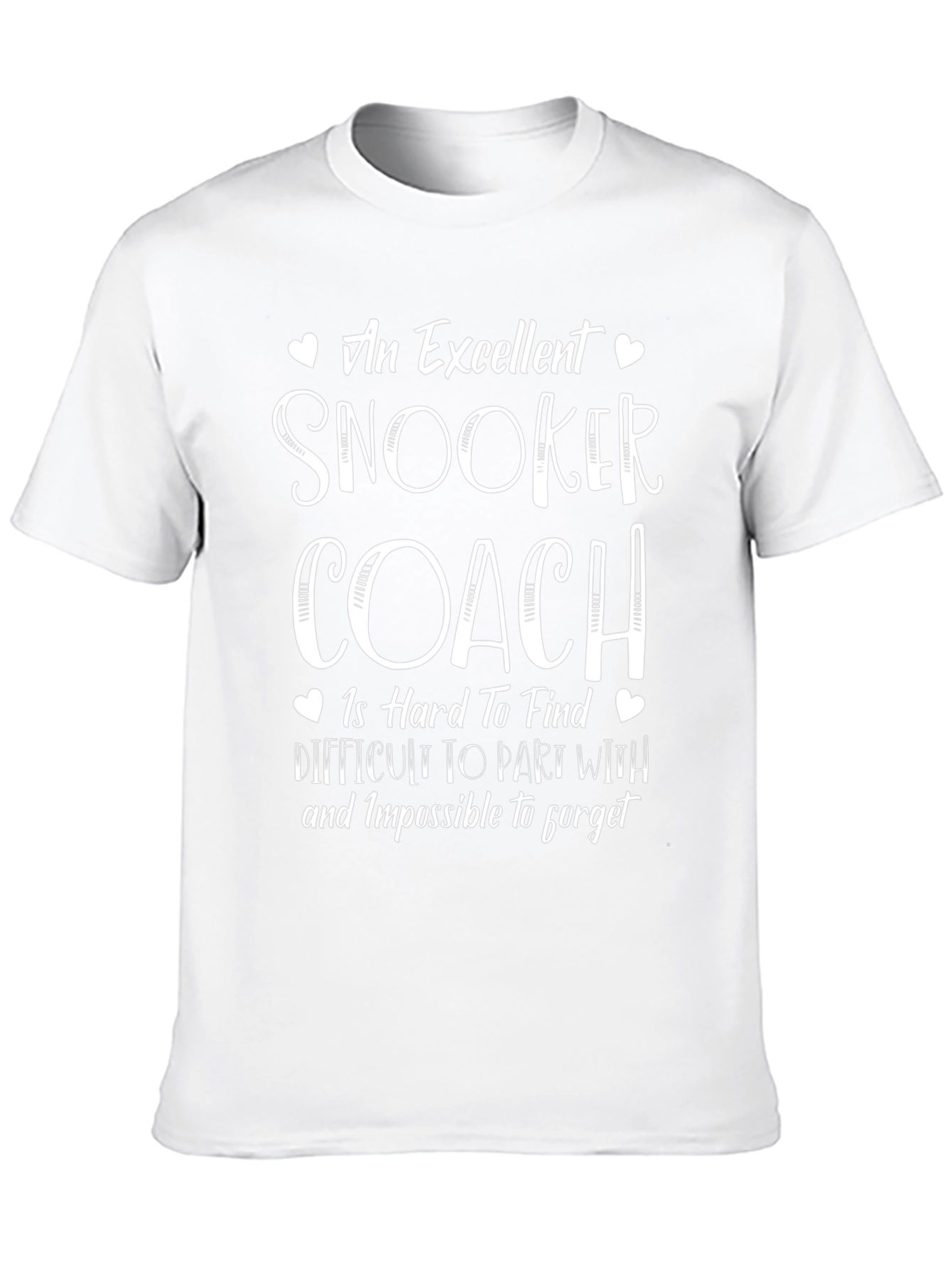 Snooker Coach T-Shirt - Excellent Hard to Find