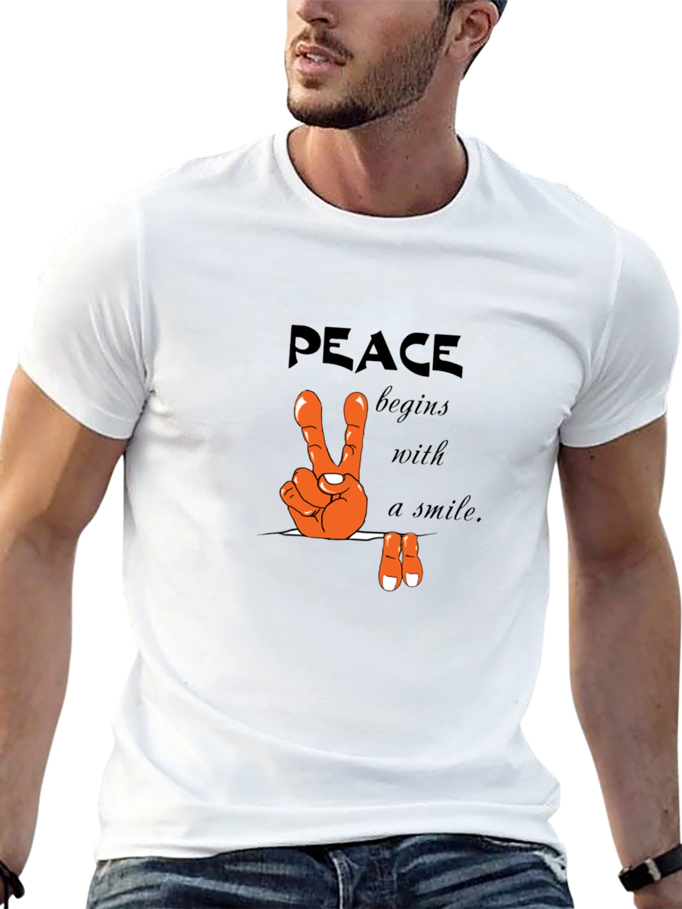 Peace Begins With A Smile T-Shirt