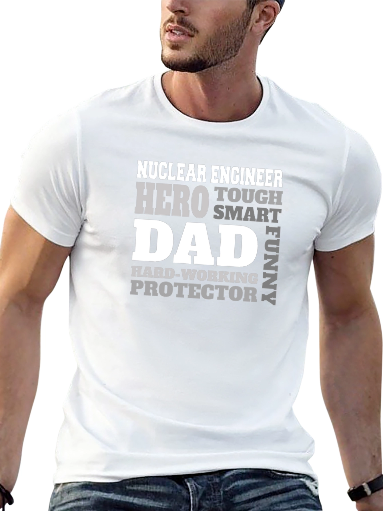 Nuclear Engineer Dad T-Shirt - Hero Protector