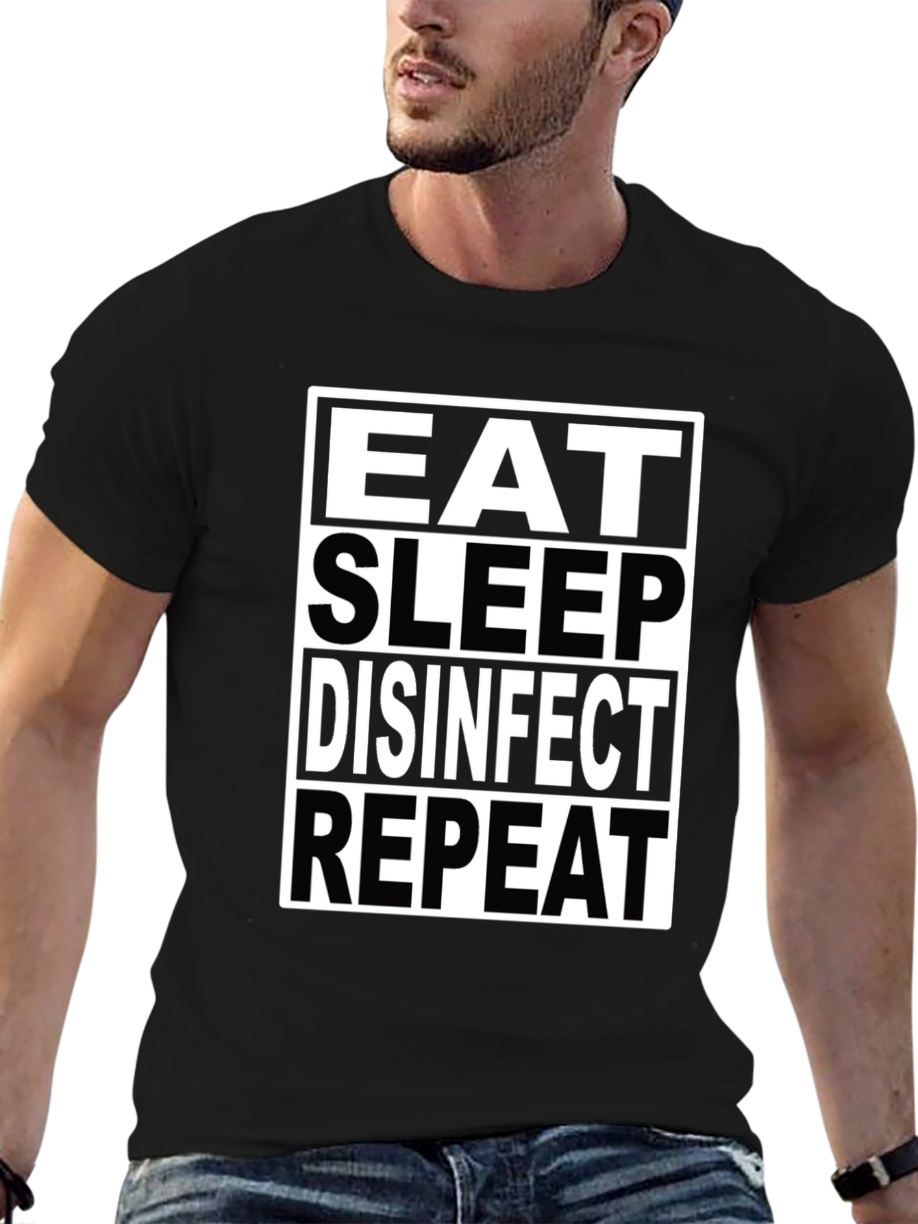 Eat Sleep Disinfect Repeat T-Shirt