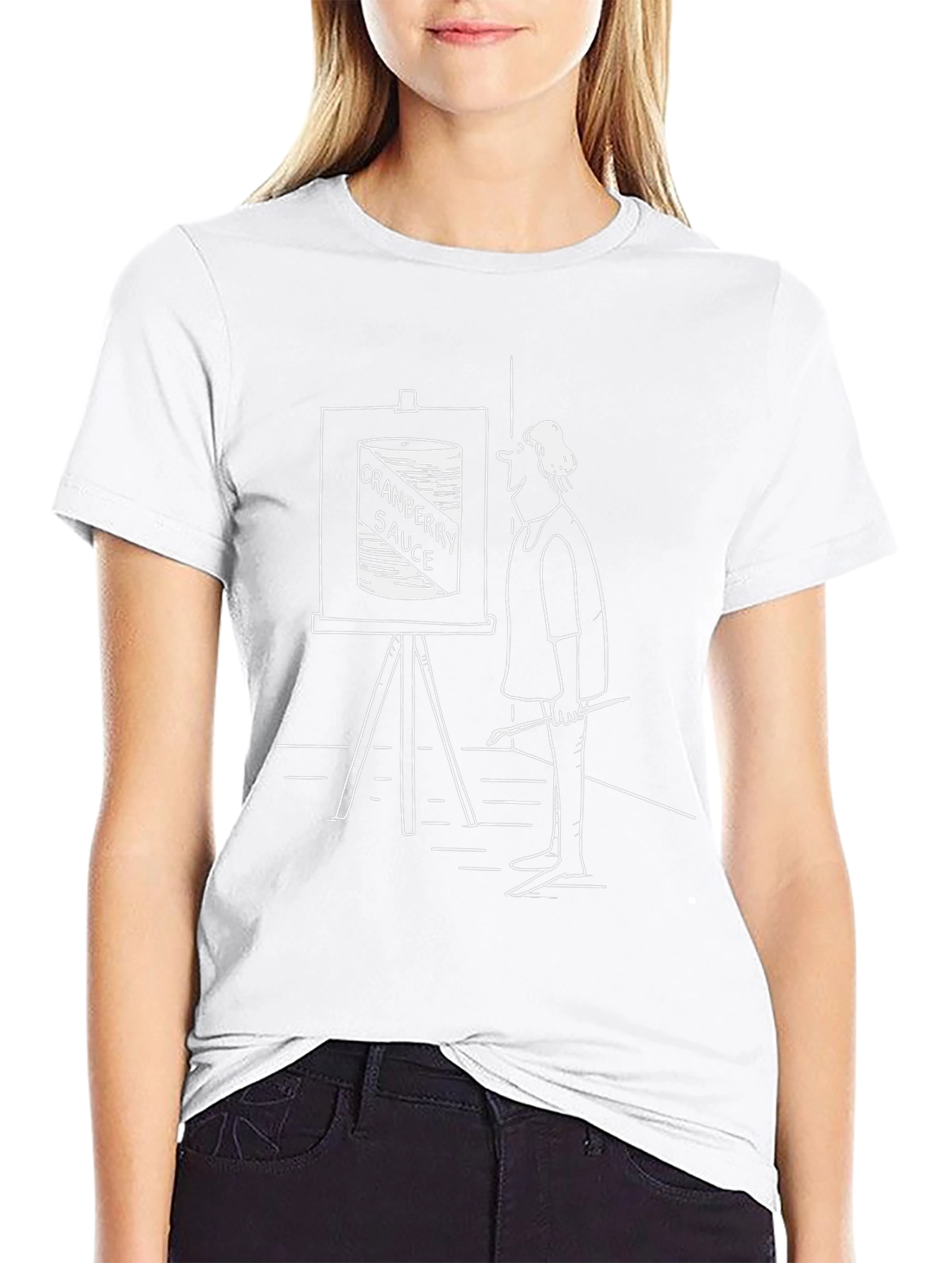 Cranberry Sauce Artist T-Shirt - Unique Graphic Tee