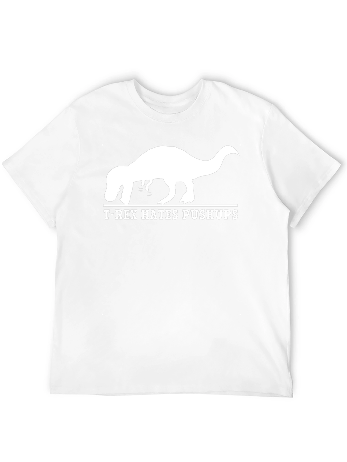 T-Rex Hates Pushups Graphic T-Shirt