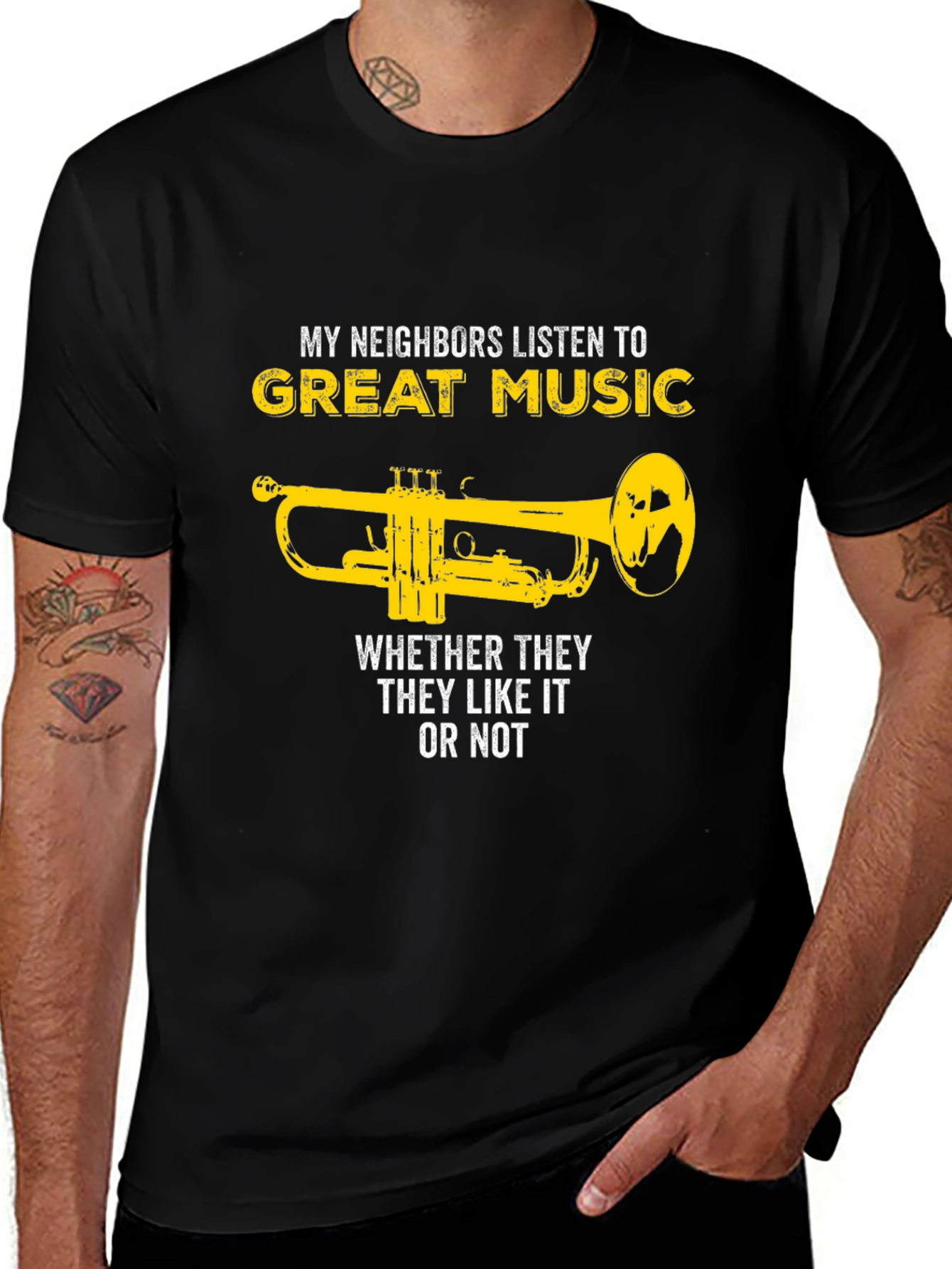 Funny Trumpet T-Shirt: Great Music