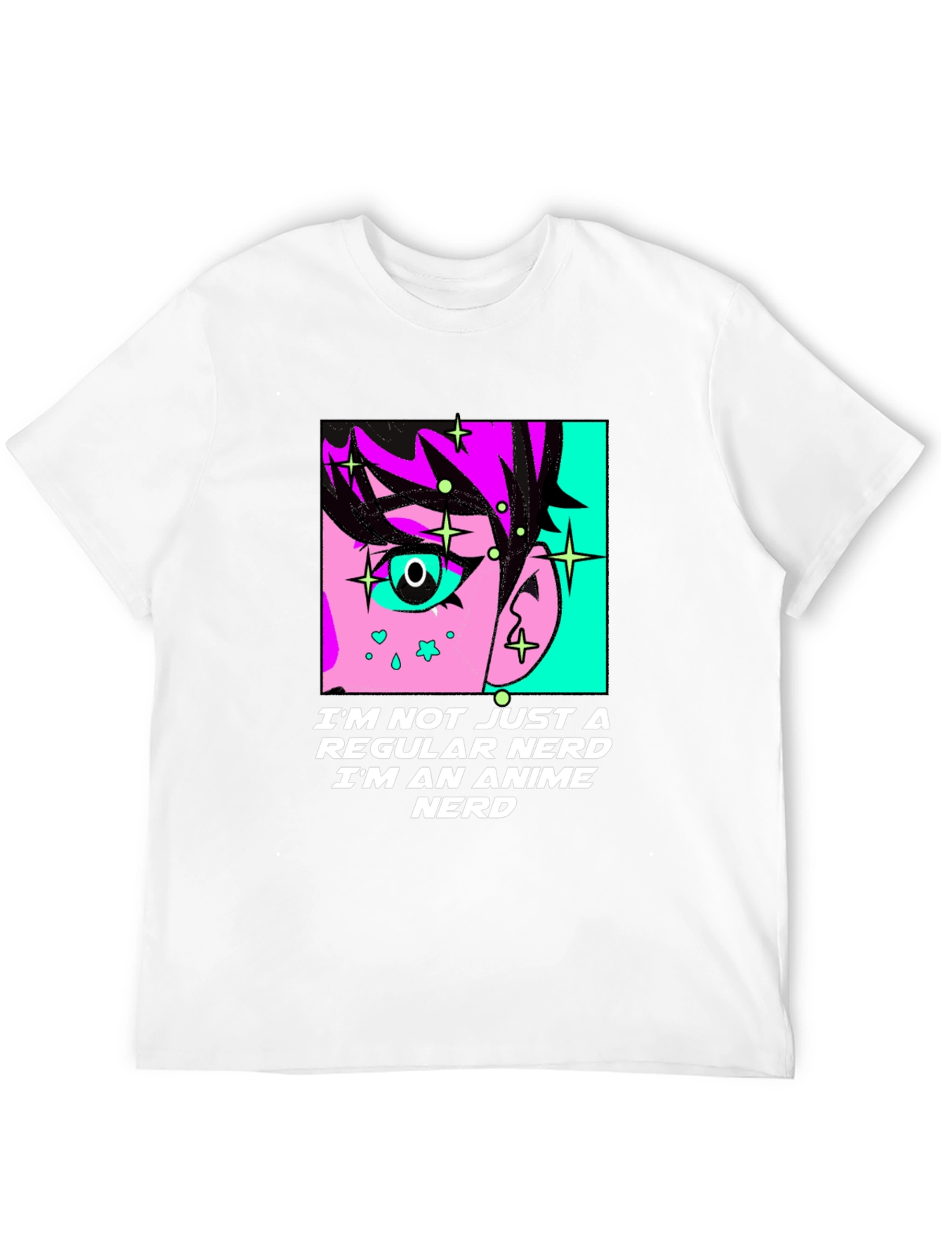 Anime Nerd Graphic T-Shirt - Unisex Cotton Tee