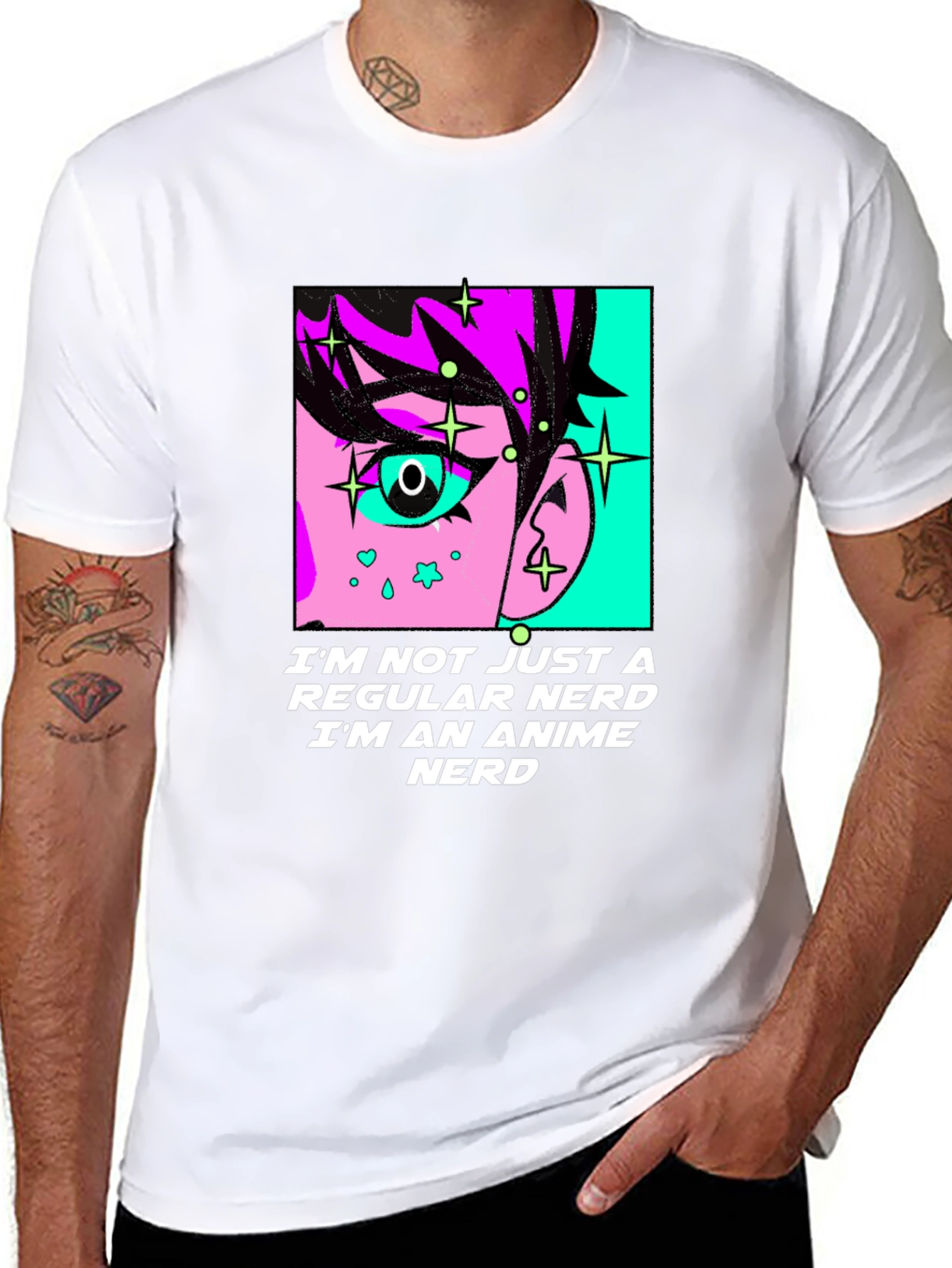 Anime Nerd Graphic T-Shirt - Unisex Cotton Tee