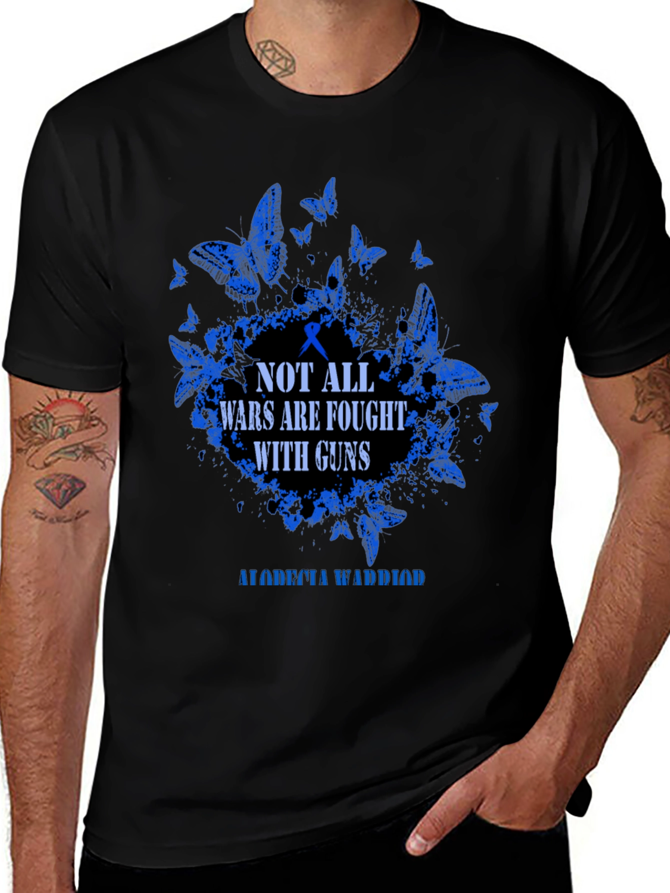 Alopecia Warrior Butterfly Graphic Tee