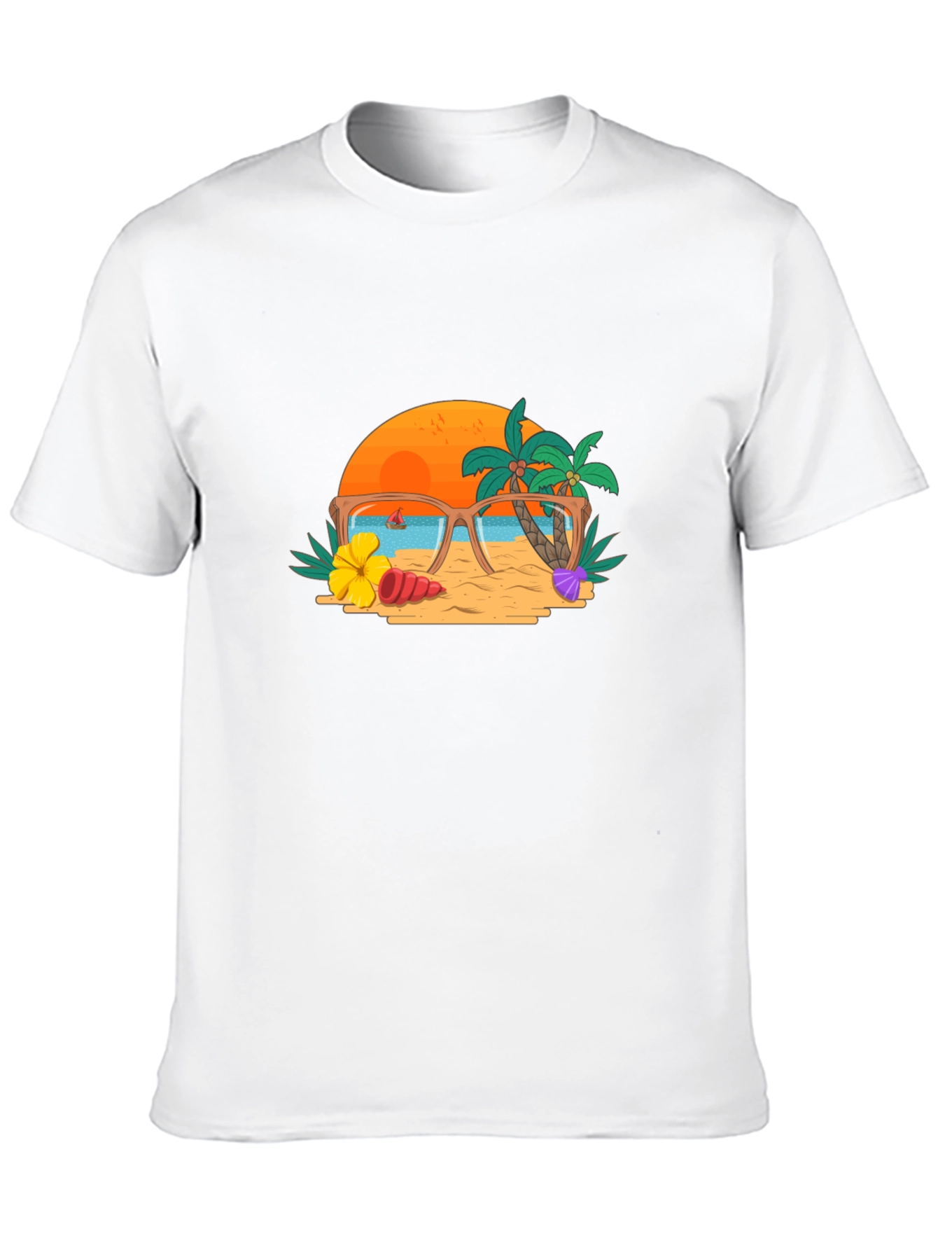 Summer Beach Graphic Tee