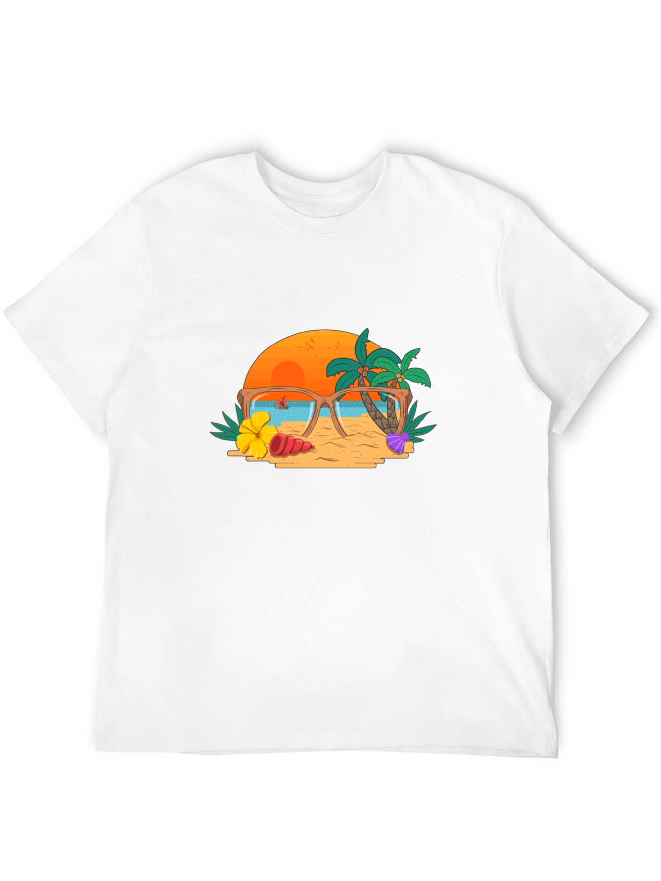 Summer Beach Graphic Tee