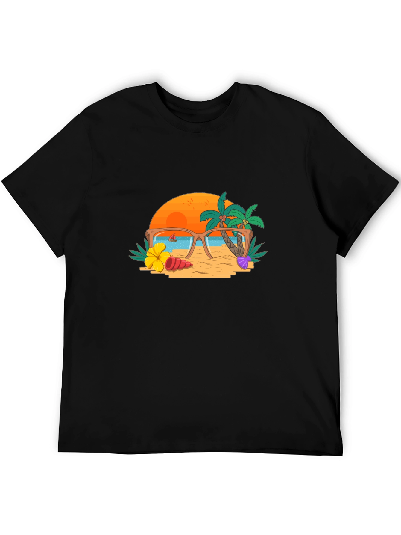 Summer Beach Graphic Tee