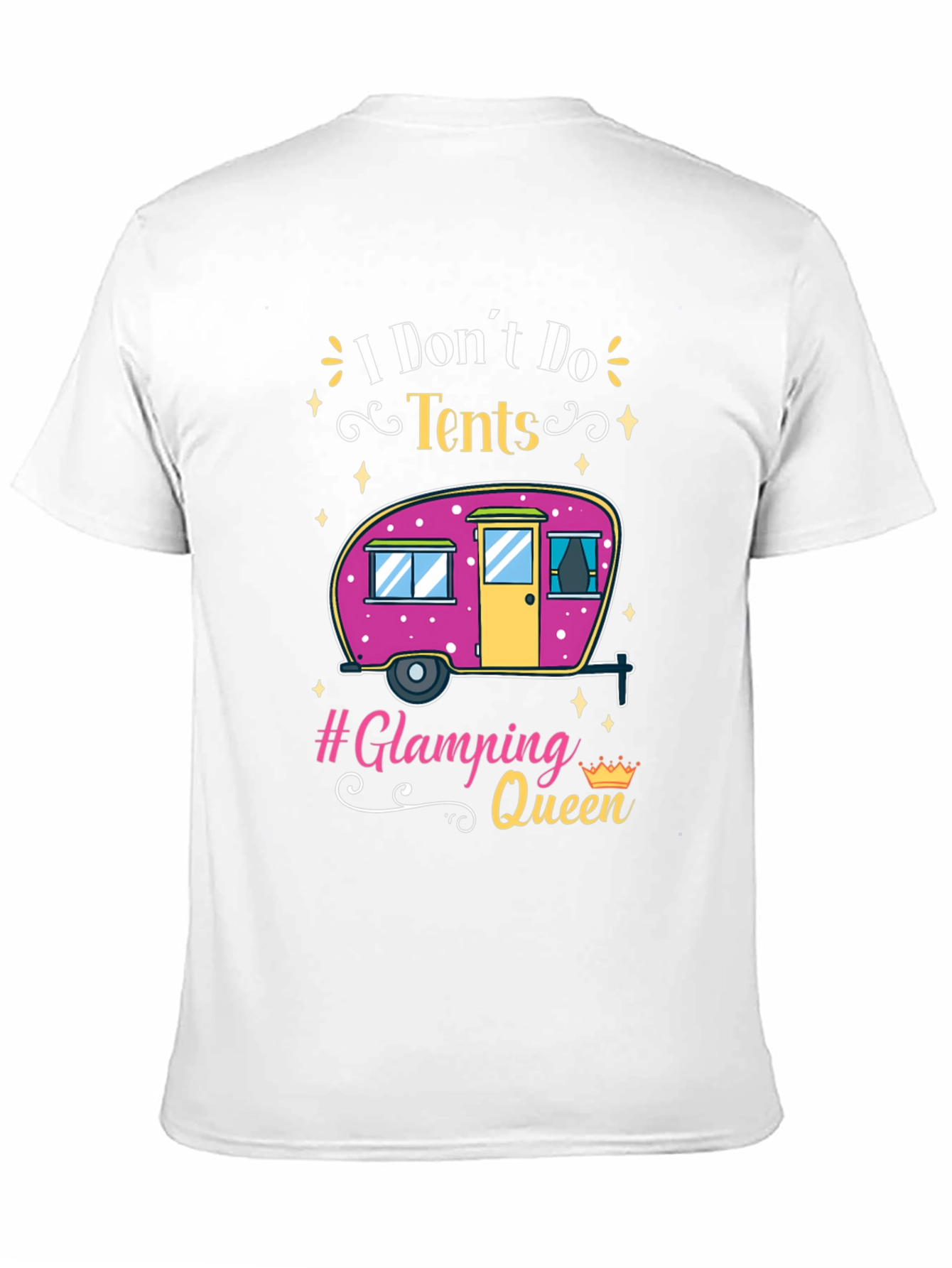 Glamping Queen T-Shirt - Camping in Style