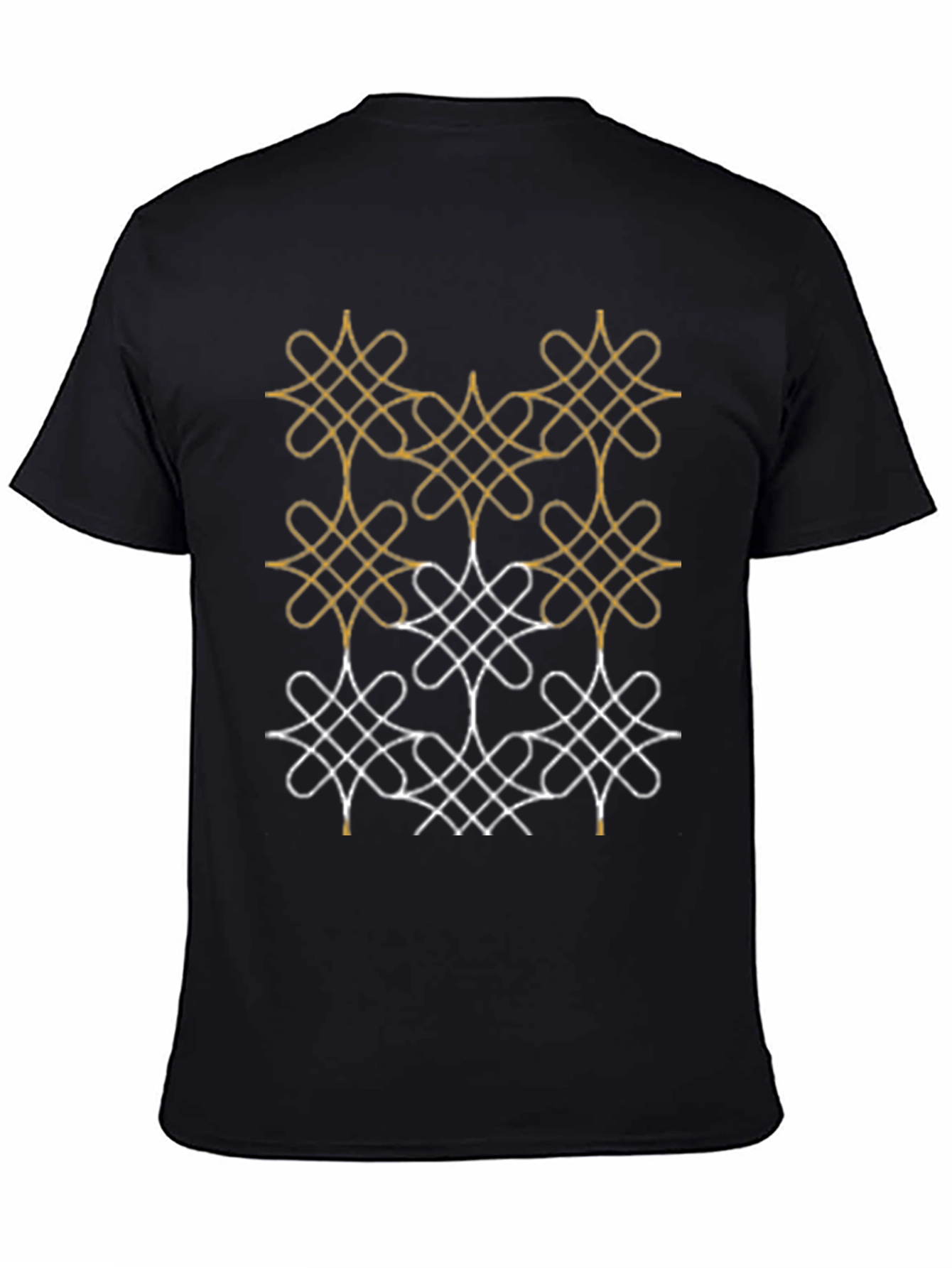 Geometric Knot Pattern Tee - Stylish Comfort