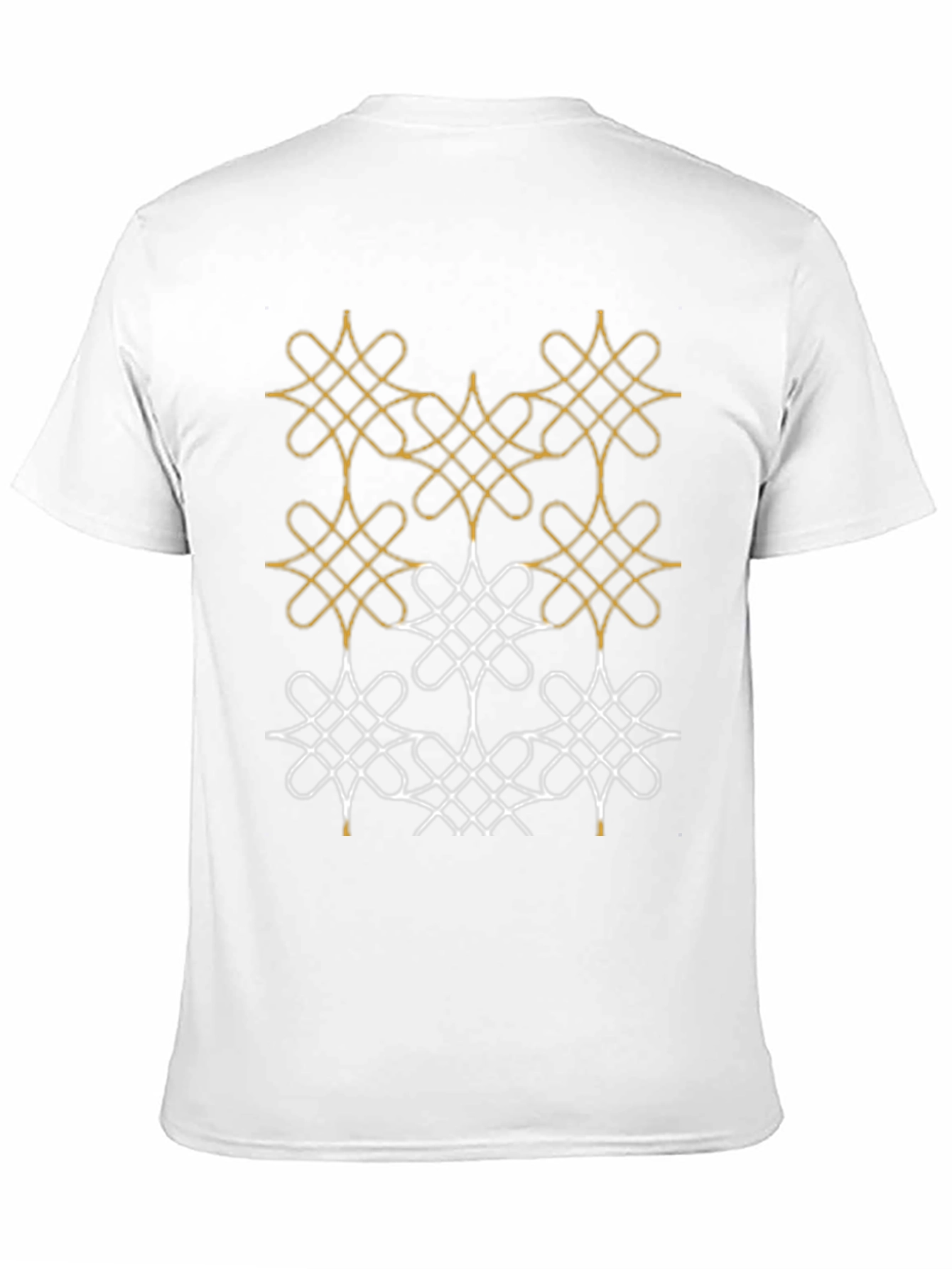 Geometric Knot Pattern Tee - Stylish Comfort