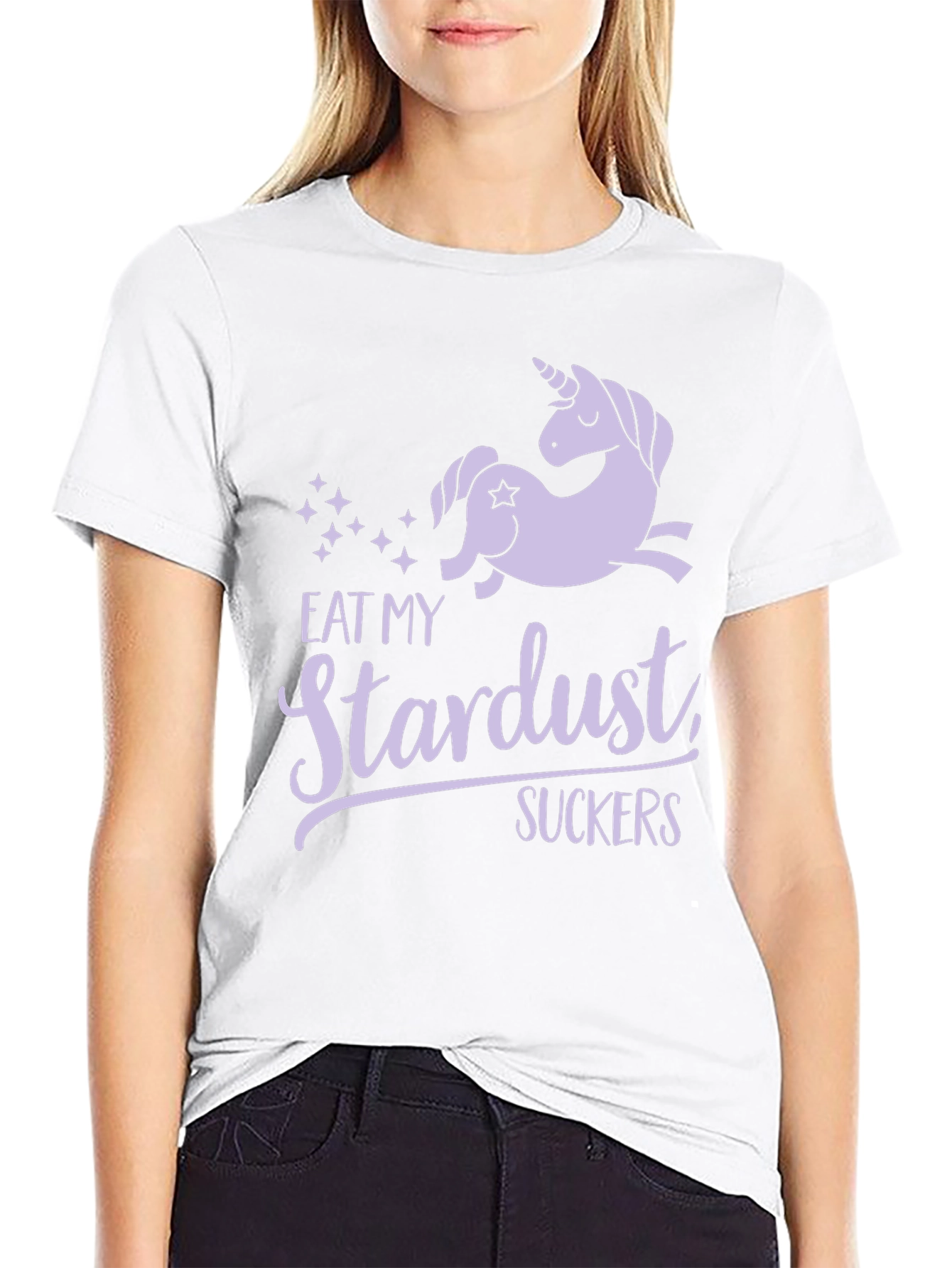 Eat My Stardust Unicorn Graphic Tee