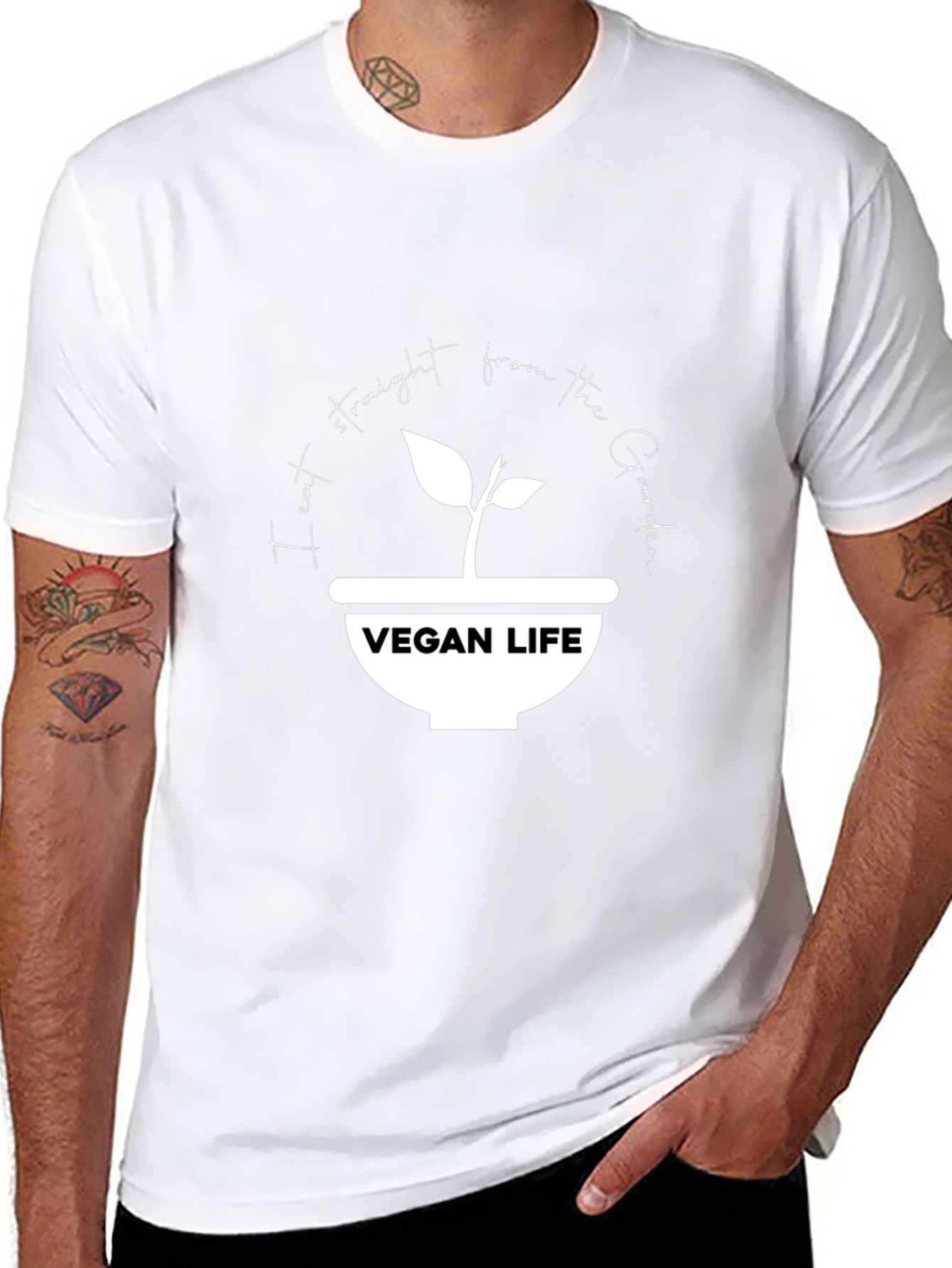 Vegan Life T-Shirt - Straight from the Garden