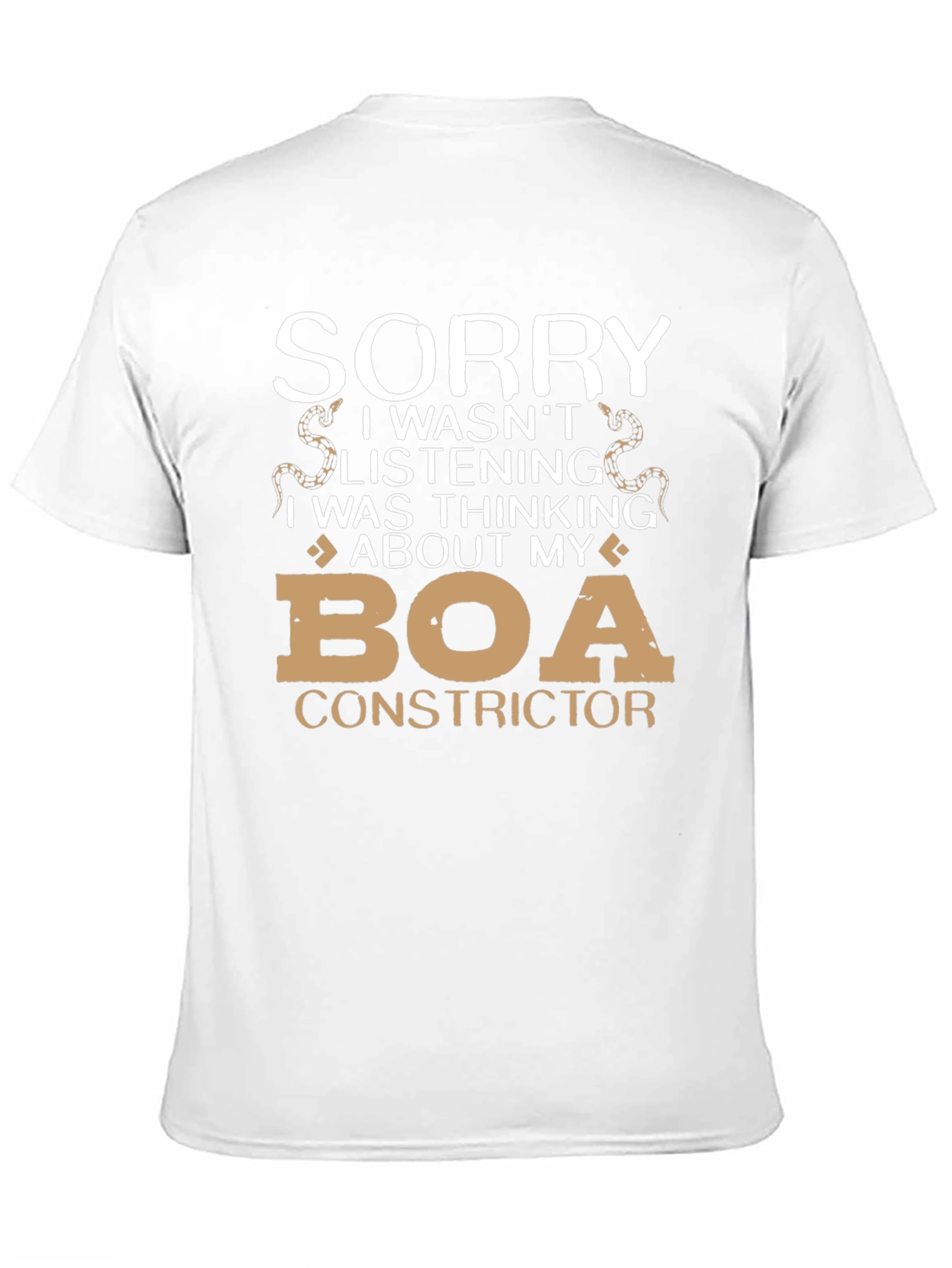 Sorry Thinking About Boa Constrictor T-Shirt