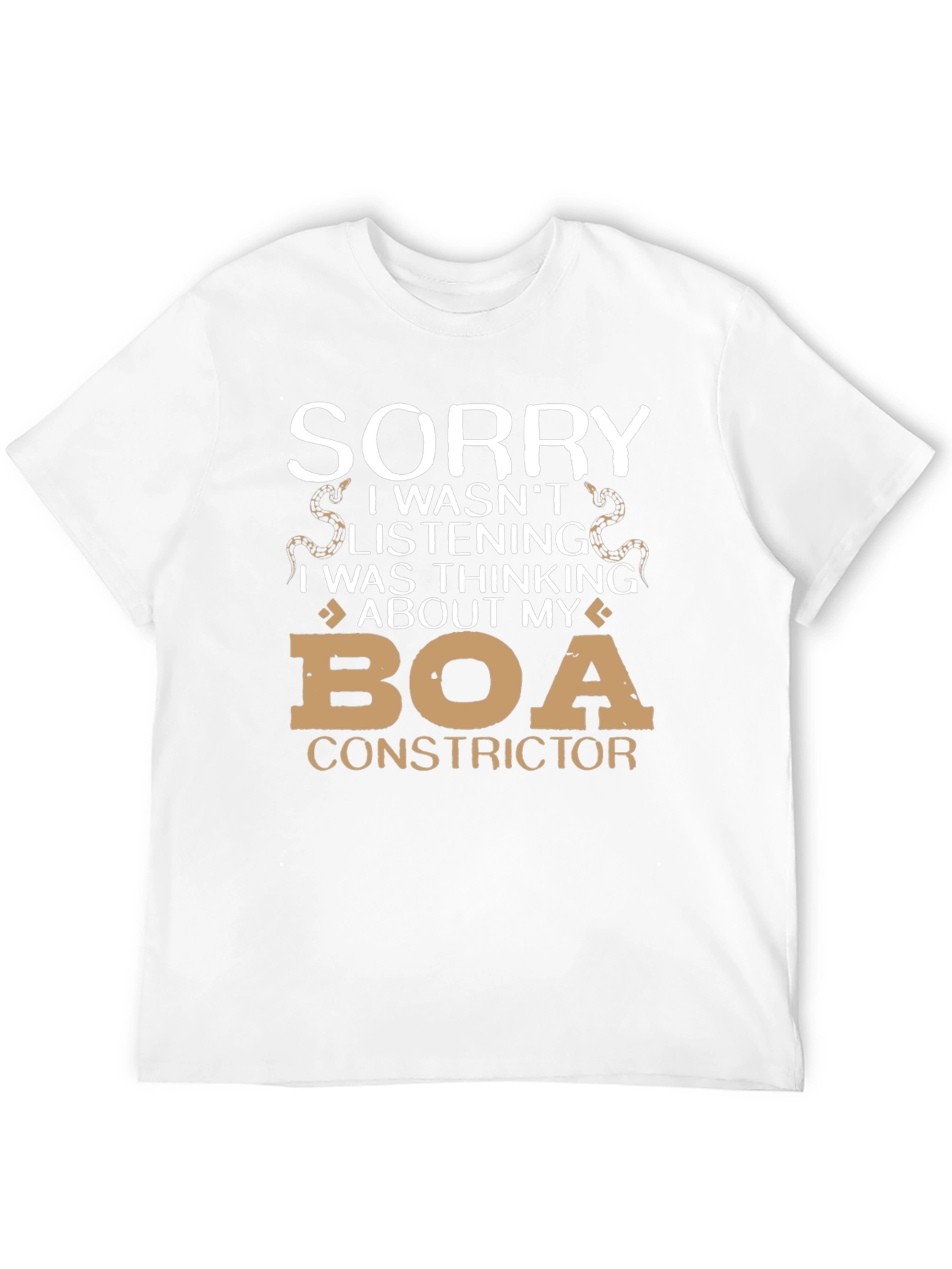 Sorry Thinking About Boa Constrictor T-Shirt